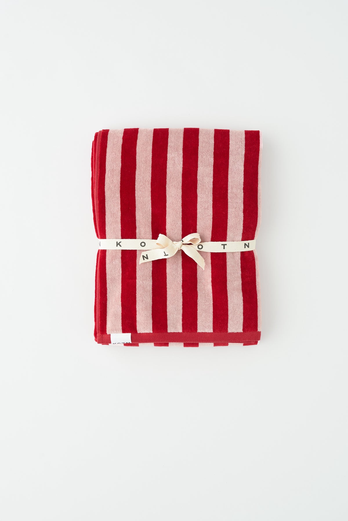 Serviette de plage en cameo Rose/Jester Red