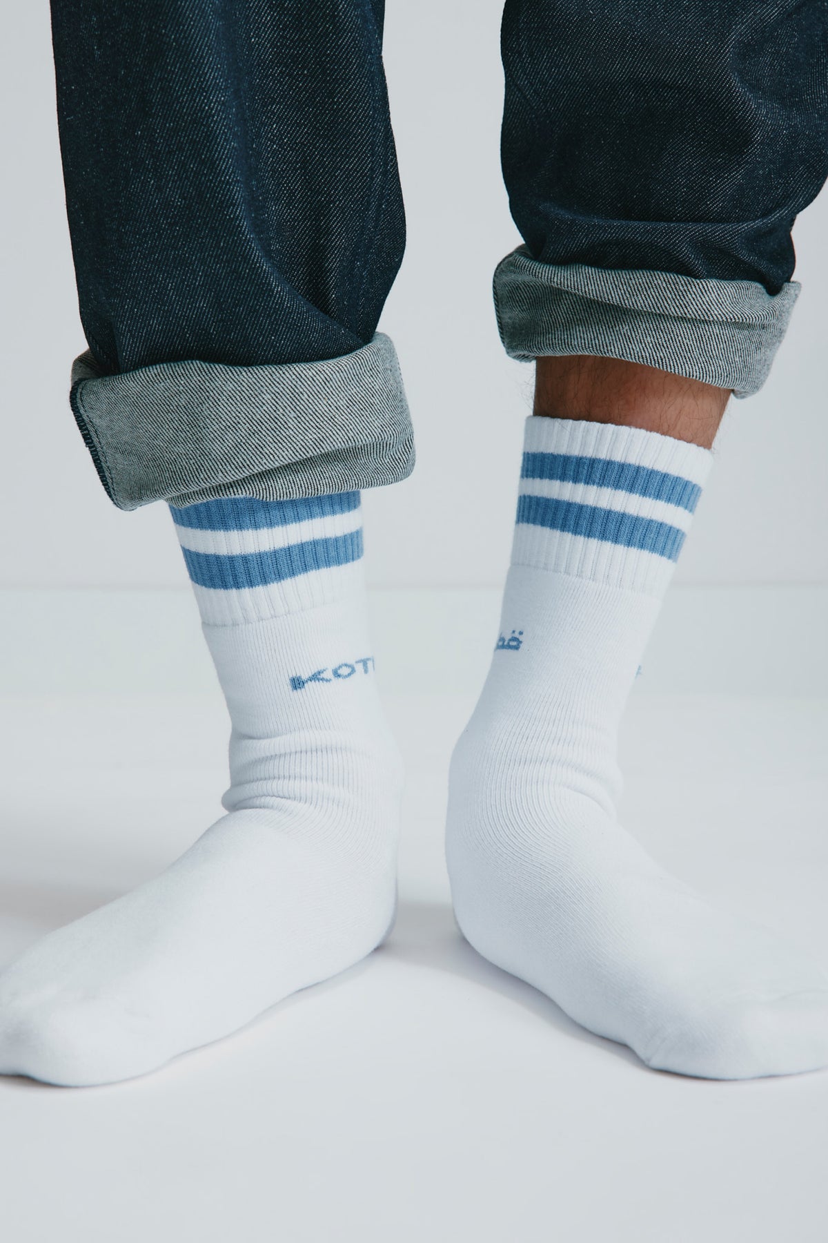 Crew Socks Columbia Stripe