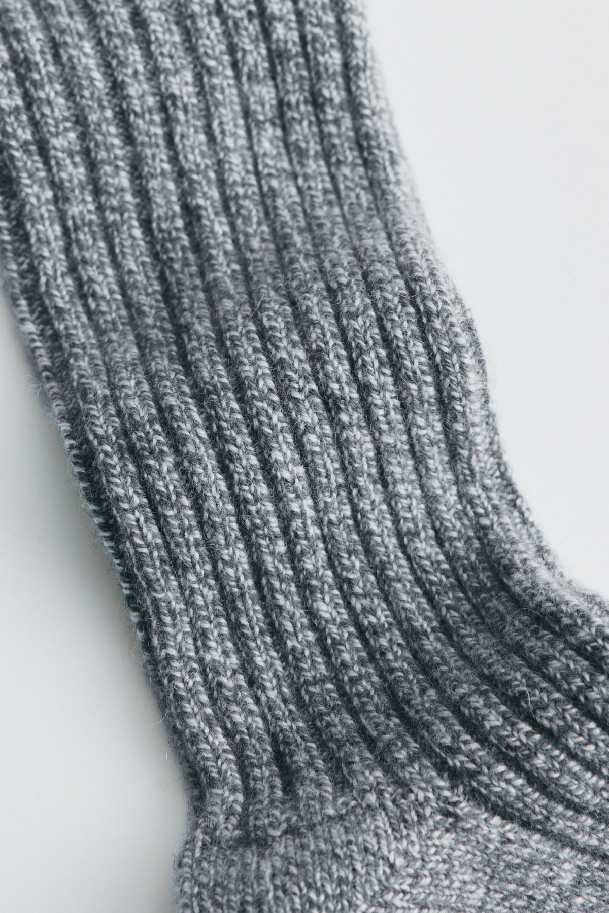Chaussettes chandail Highlands en fusain/Mélange avoine