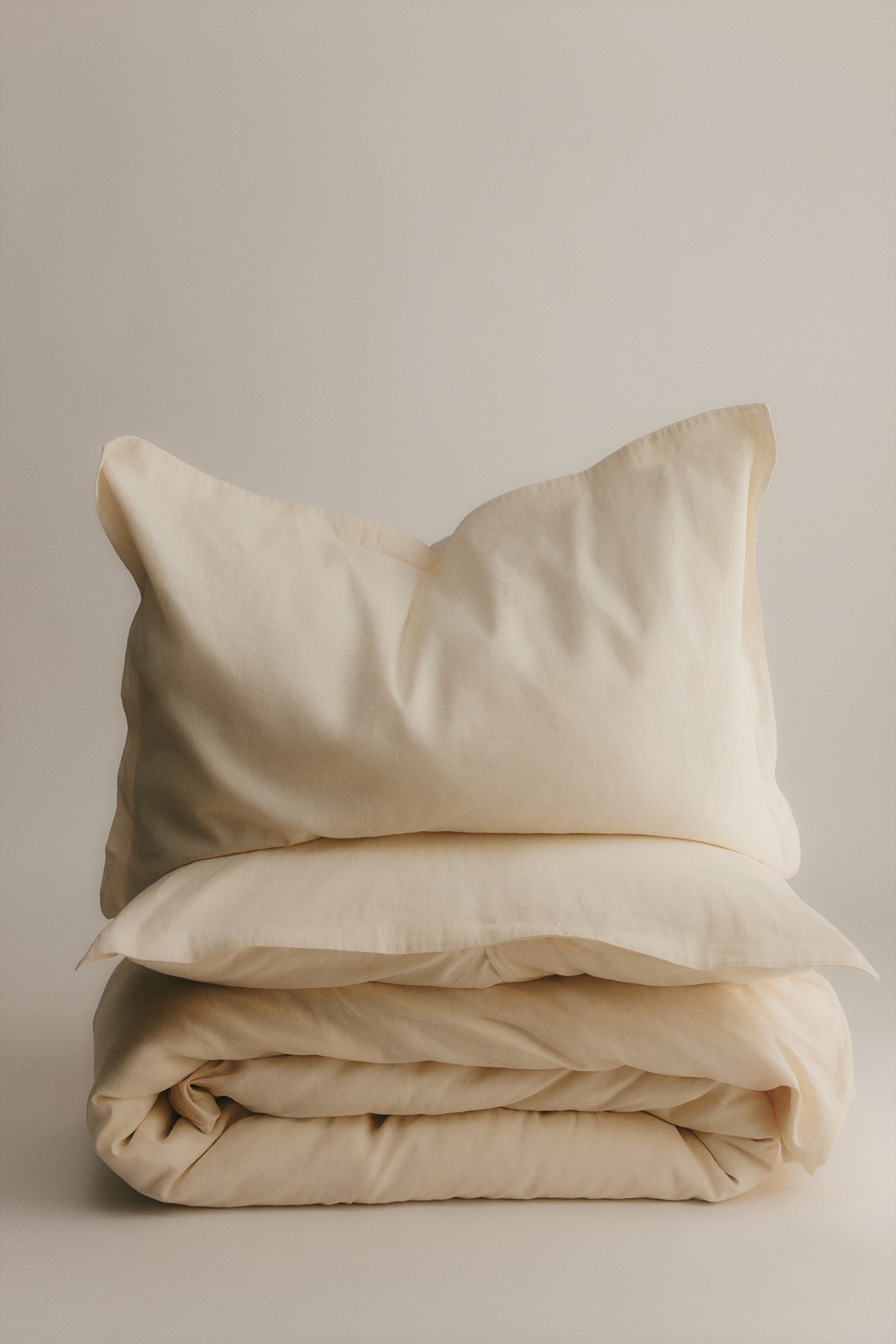 Linen Duvet Cover Pillow Sham Set
