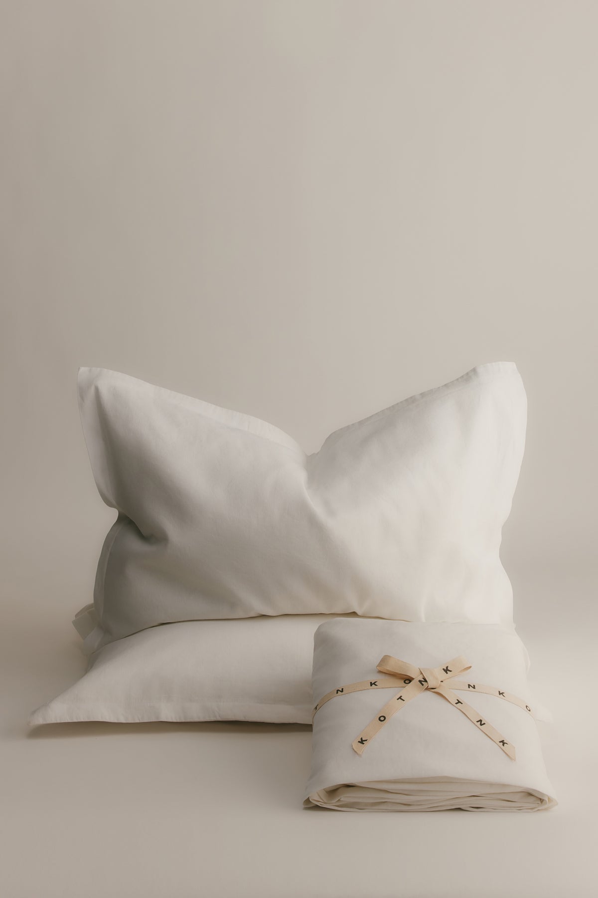 Linen Fitted Sheet Pillow Set