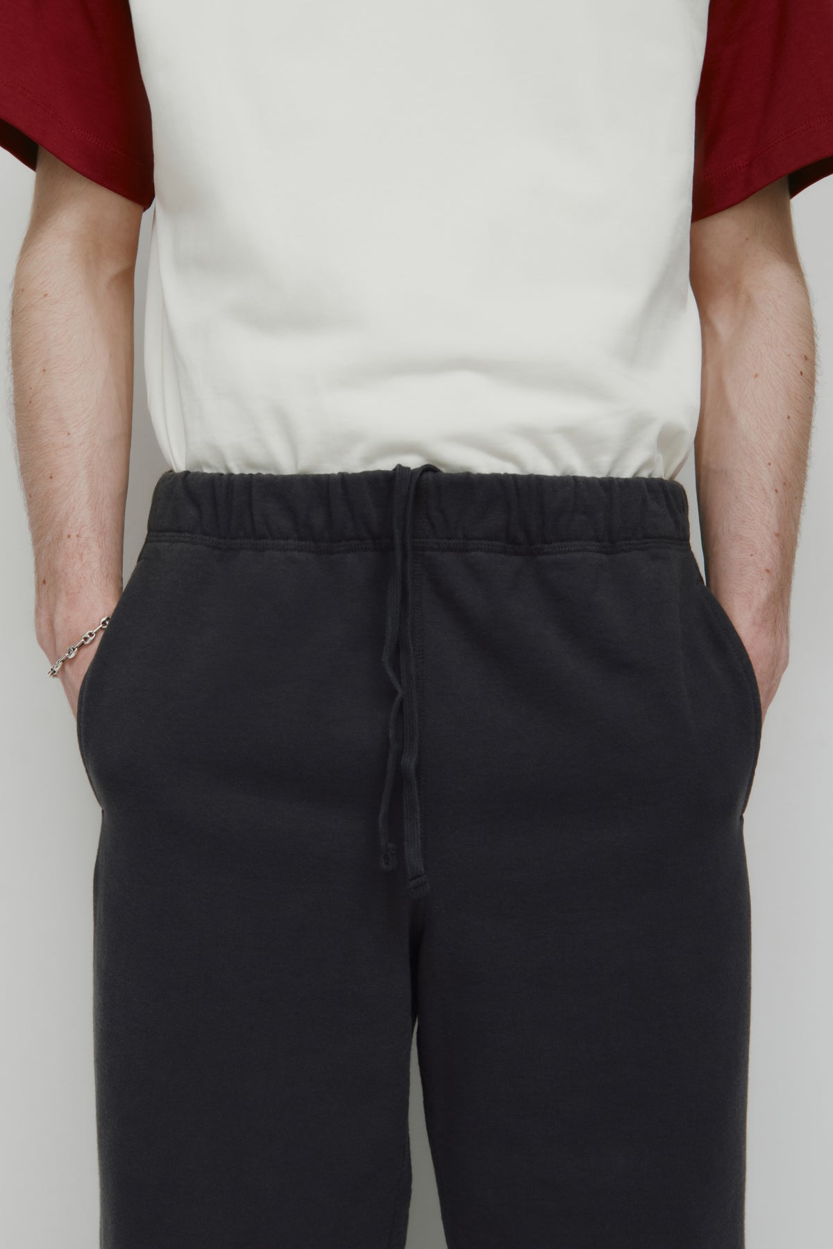 Sweatpant Asr Cut-off Pour Hommes en presque noir