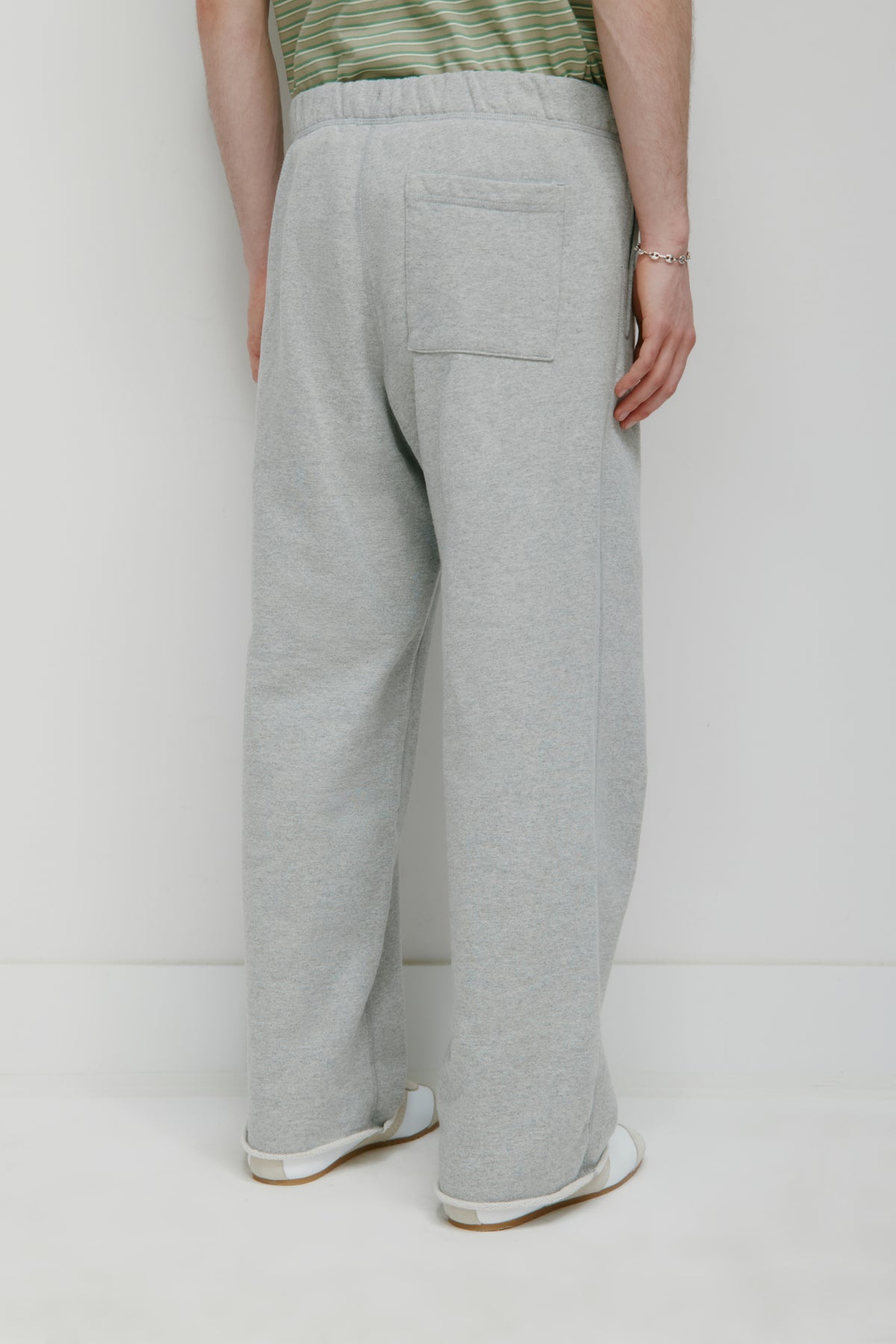 Sweatpant Asr Cut-off Pour Hommes en gris chiné