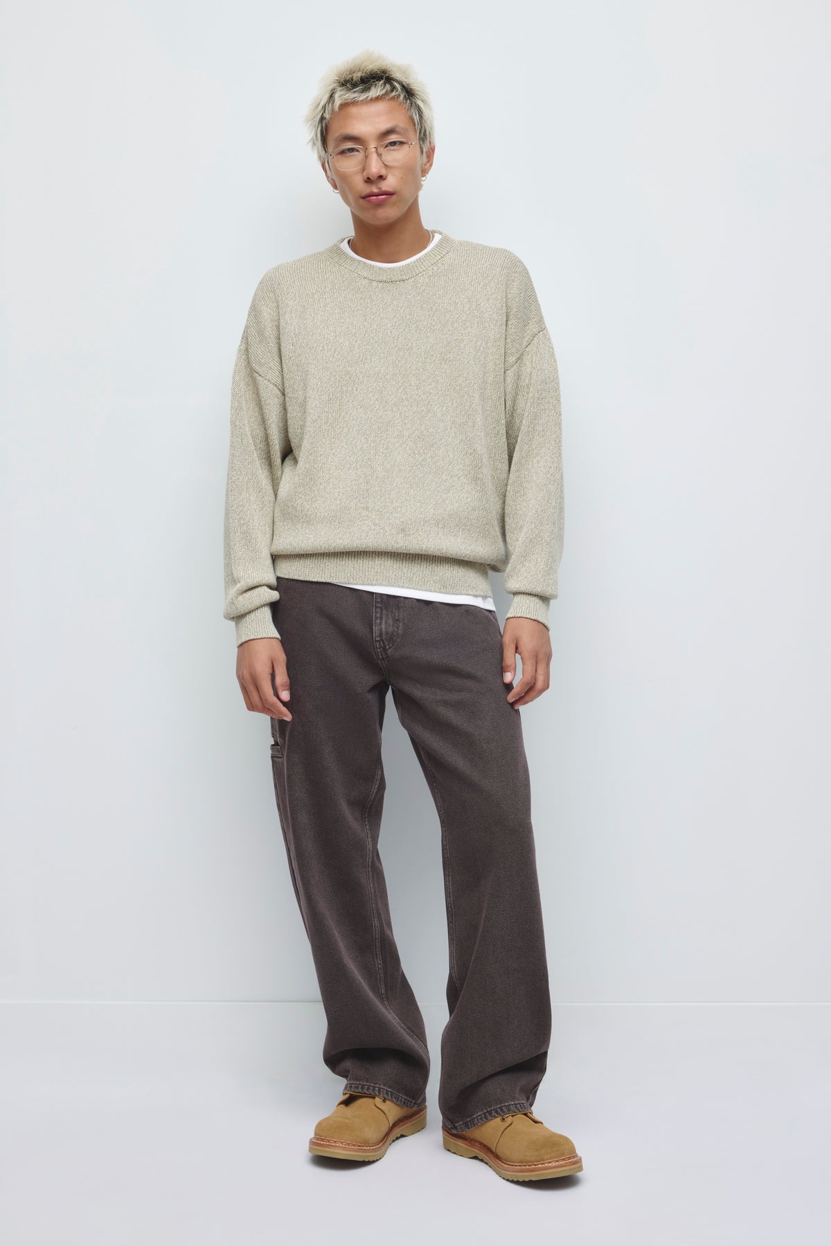 Men's Hamatah Sweater in Birch Melange