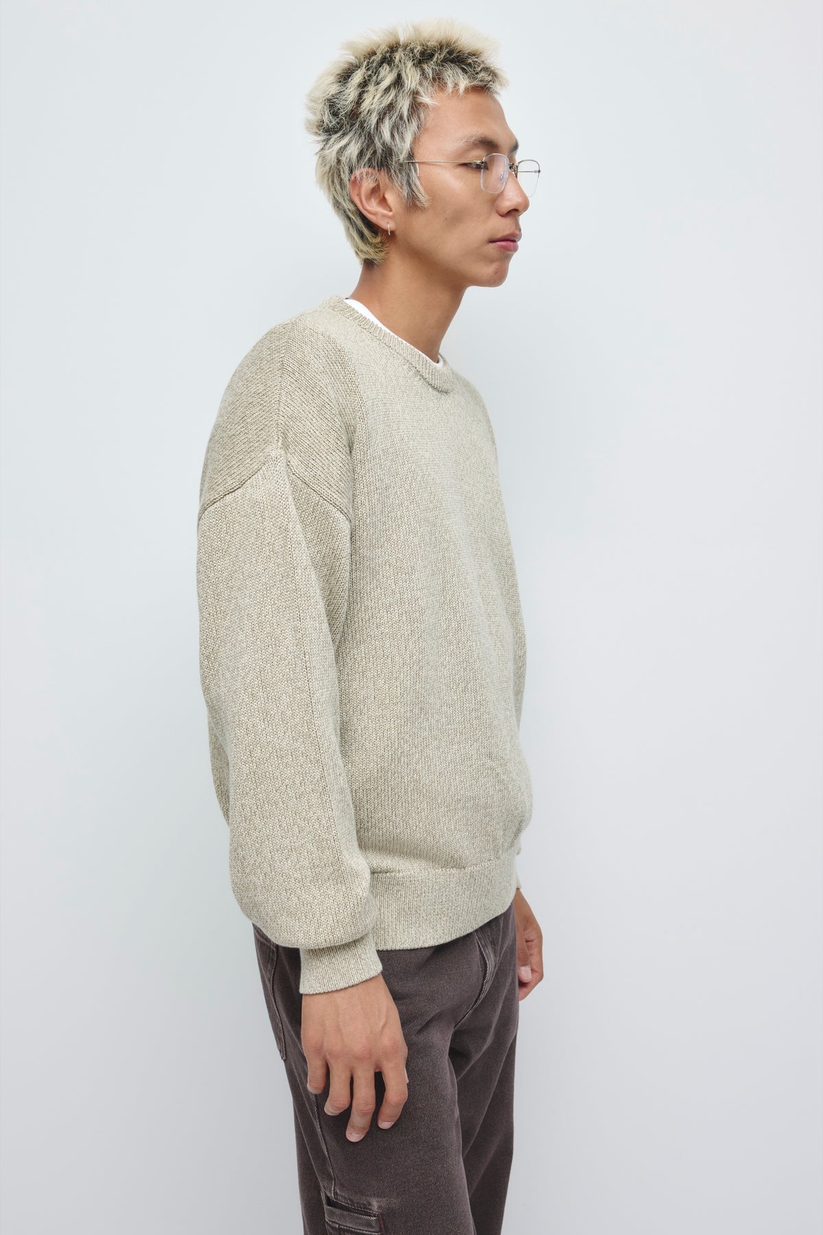 Men's Hamatah Sweater in Birch Melange