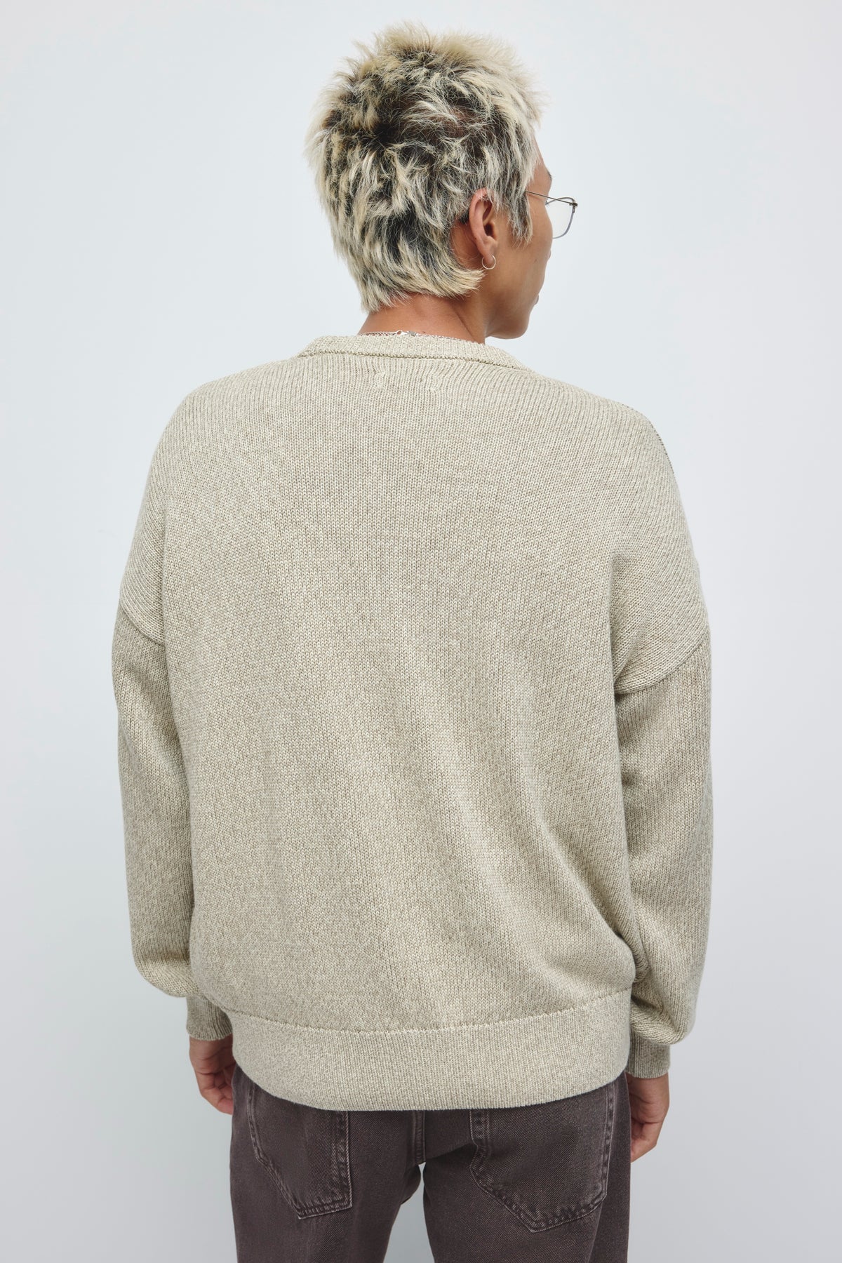 Men's Hamatah Sweater in Birch Melange