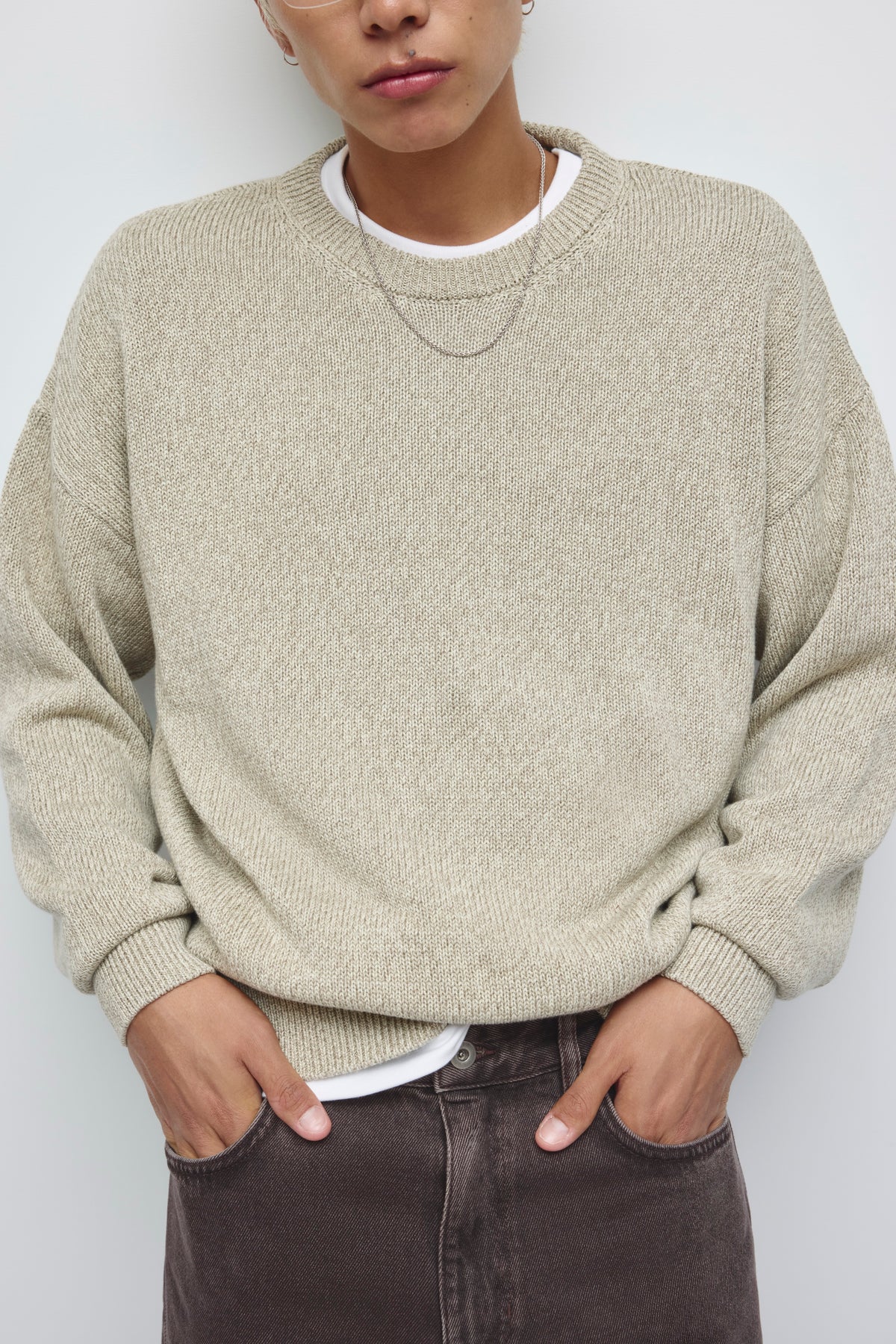 Men's Hamatah Sweater in Birch Melange
