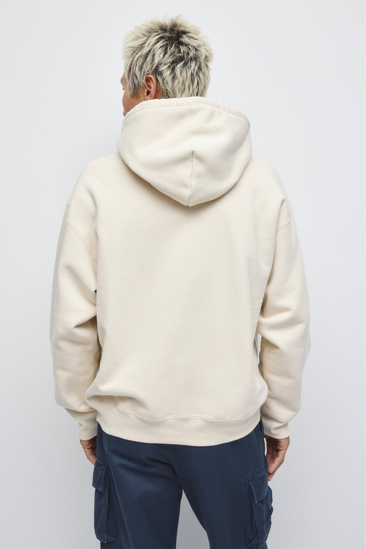 Men's Heavyweight Hoodie in Cream