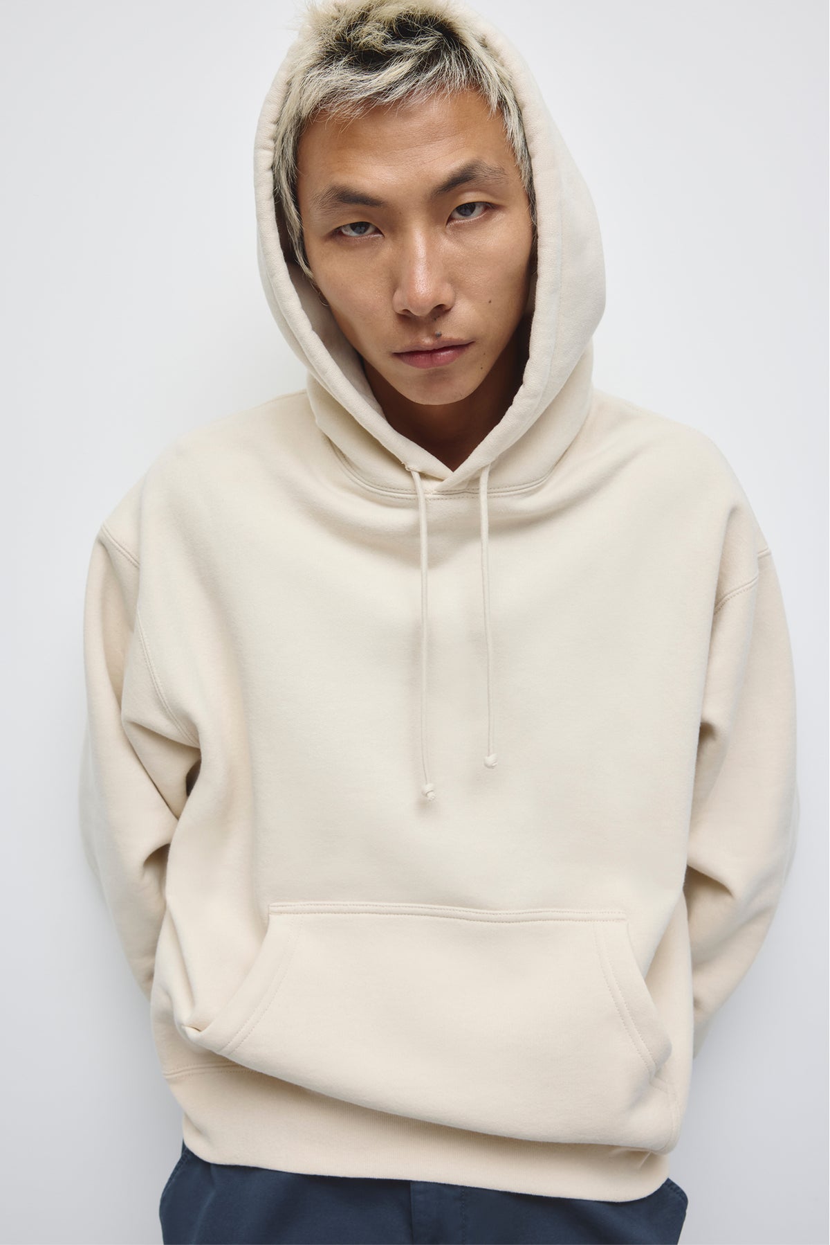 Men's Heavyweight Hoodie in Cream