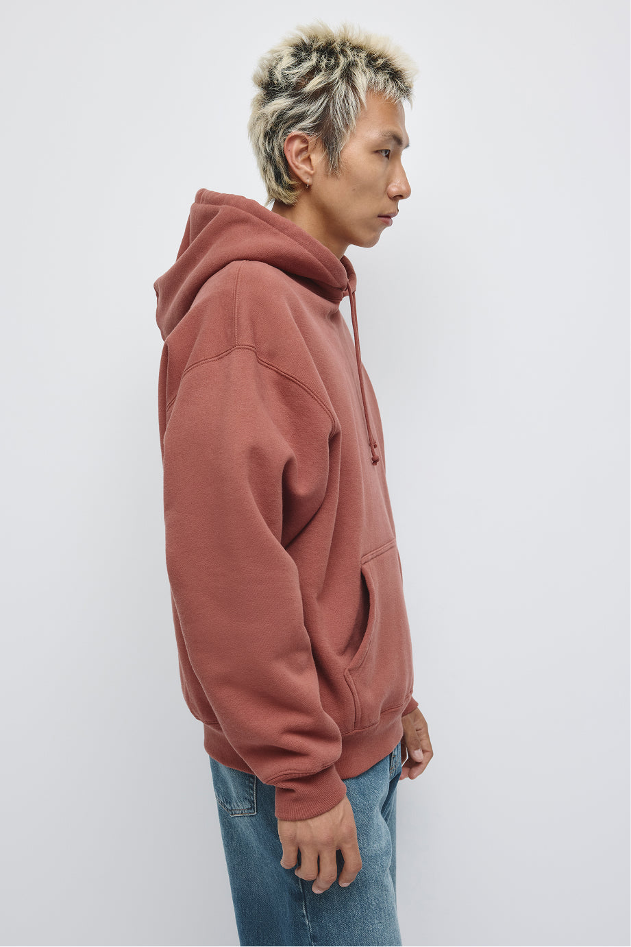 Men's Heavyweight Hoodie in Mahogany