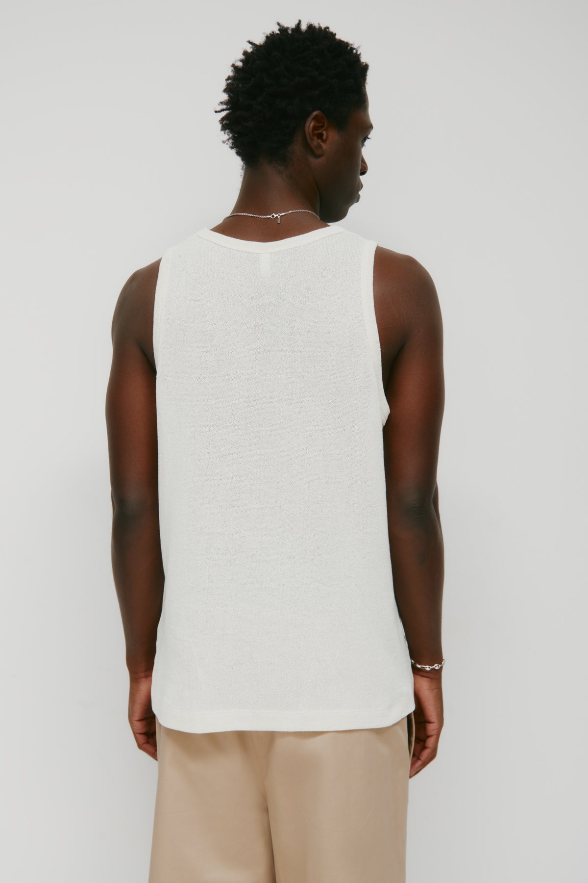 Débardeur en jersey Luxor pour hommes en naturel