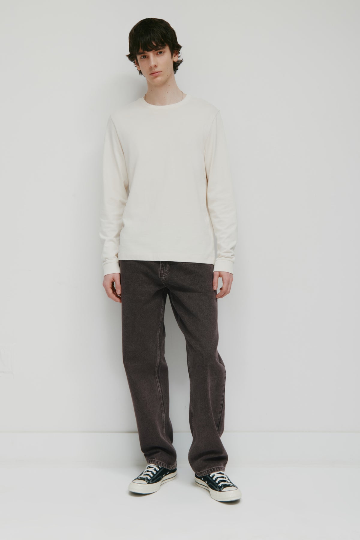 Men's Midweight Longsleeve in Marshmallow – Kotn