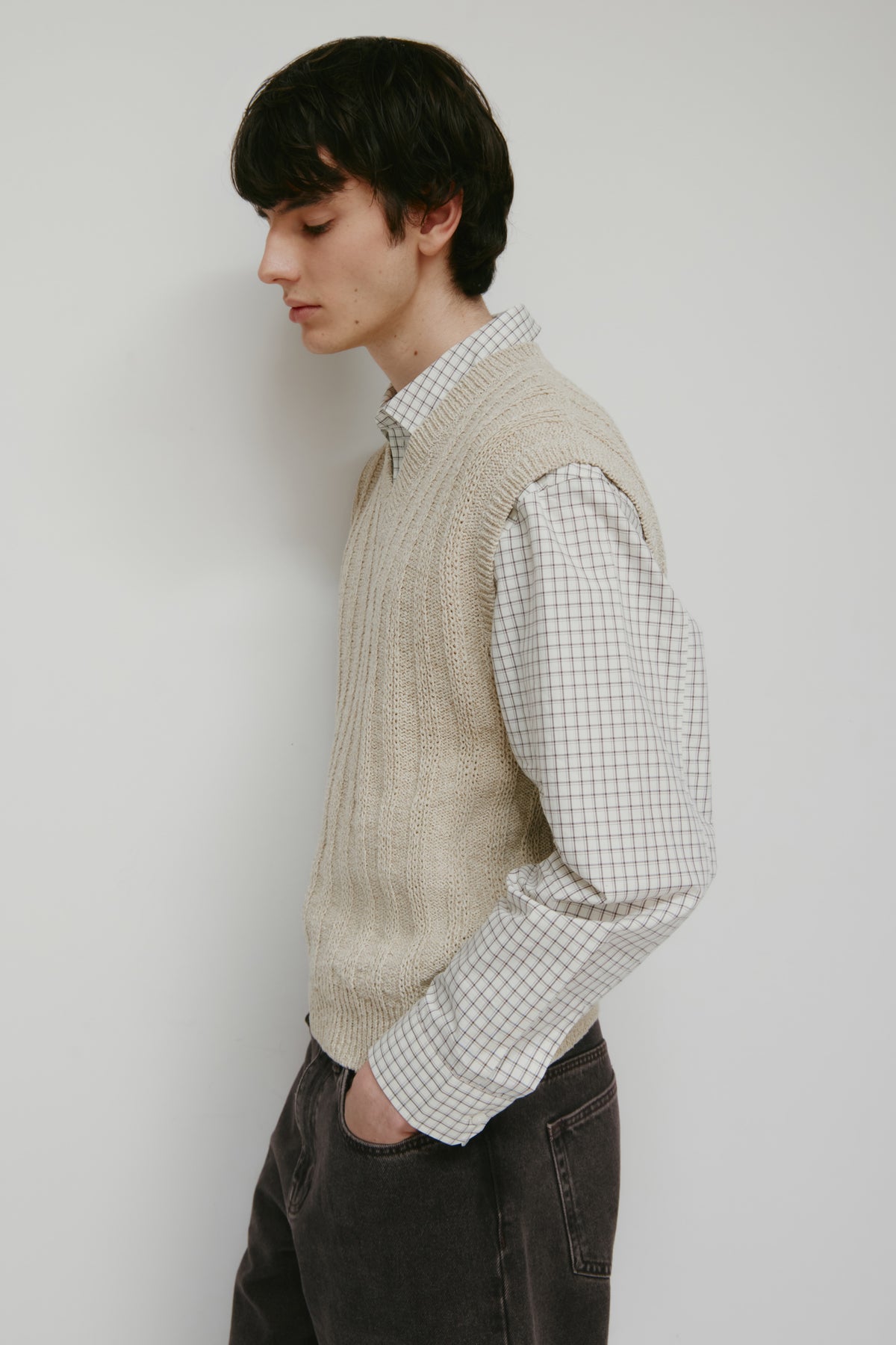 Gilet Nima pour homme en dove