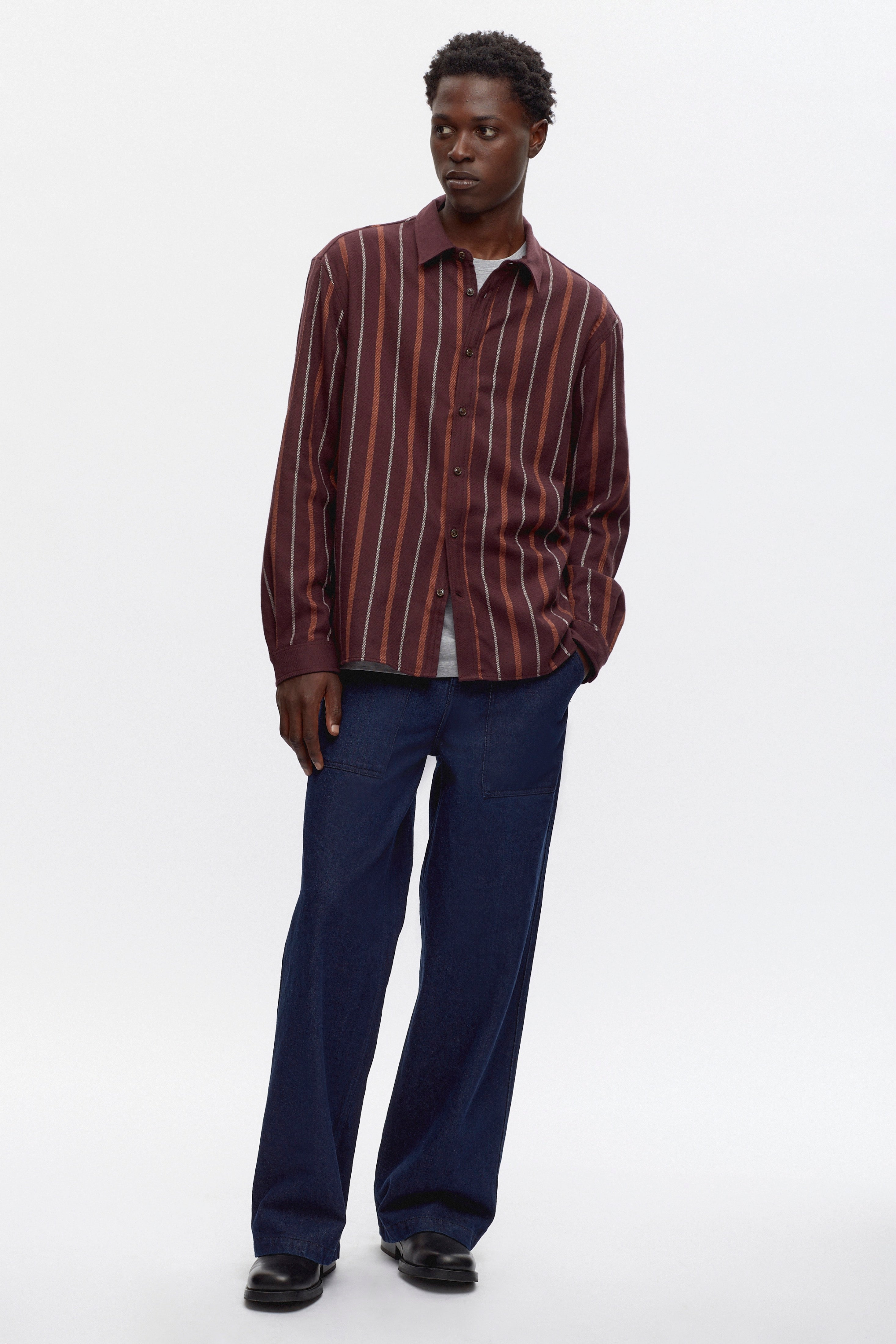 Abaza Shirt in Burgundy