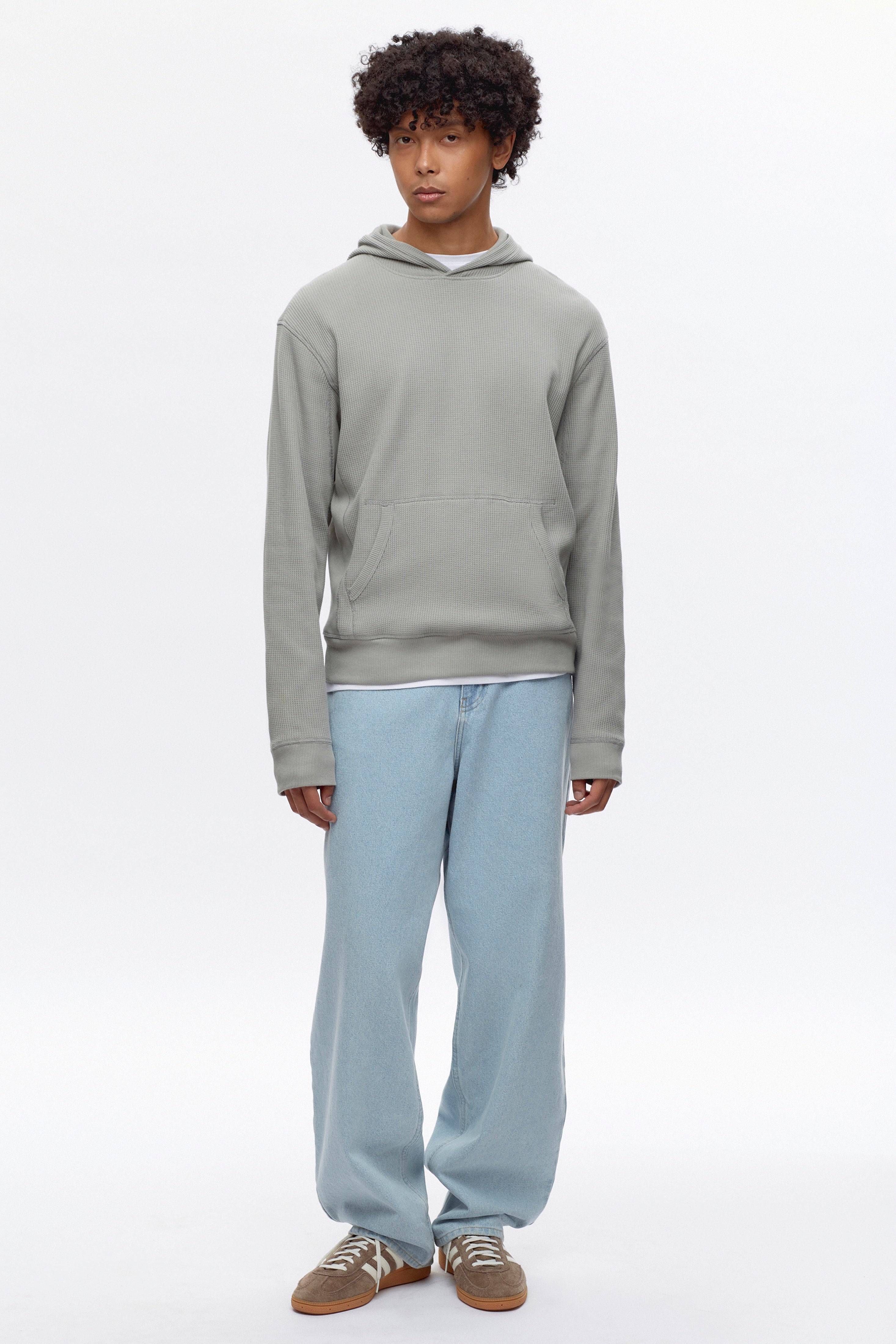 Atlas Hoodie in Neutral Grey