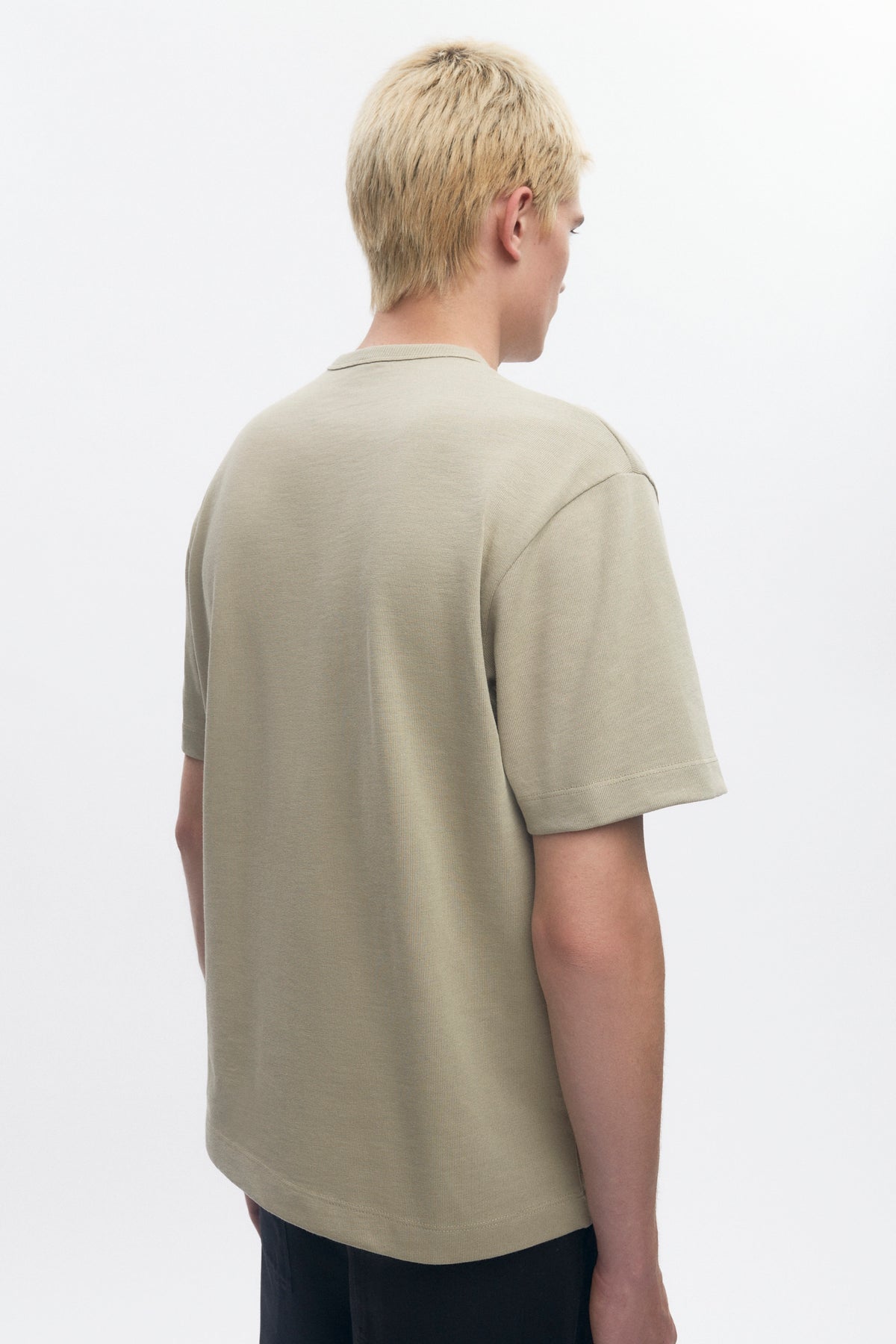 Men's Box Slub Tee in Desert