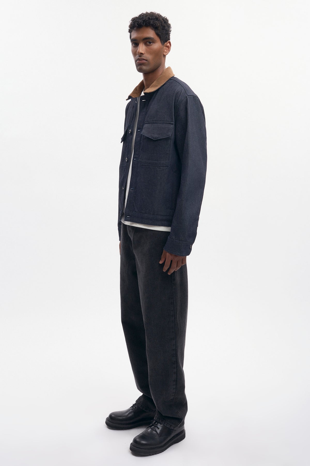 Surchemise en denim pour homme en raw