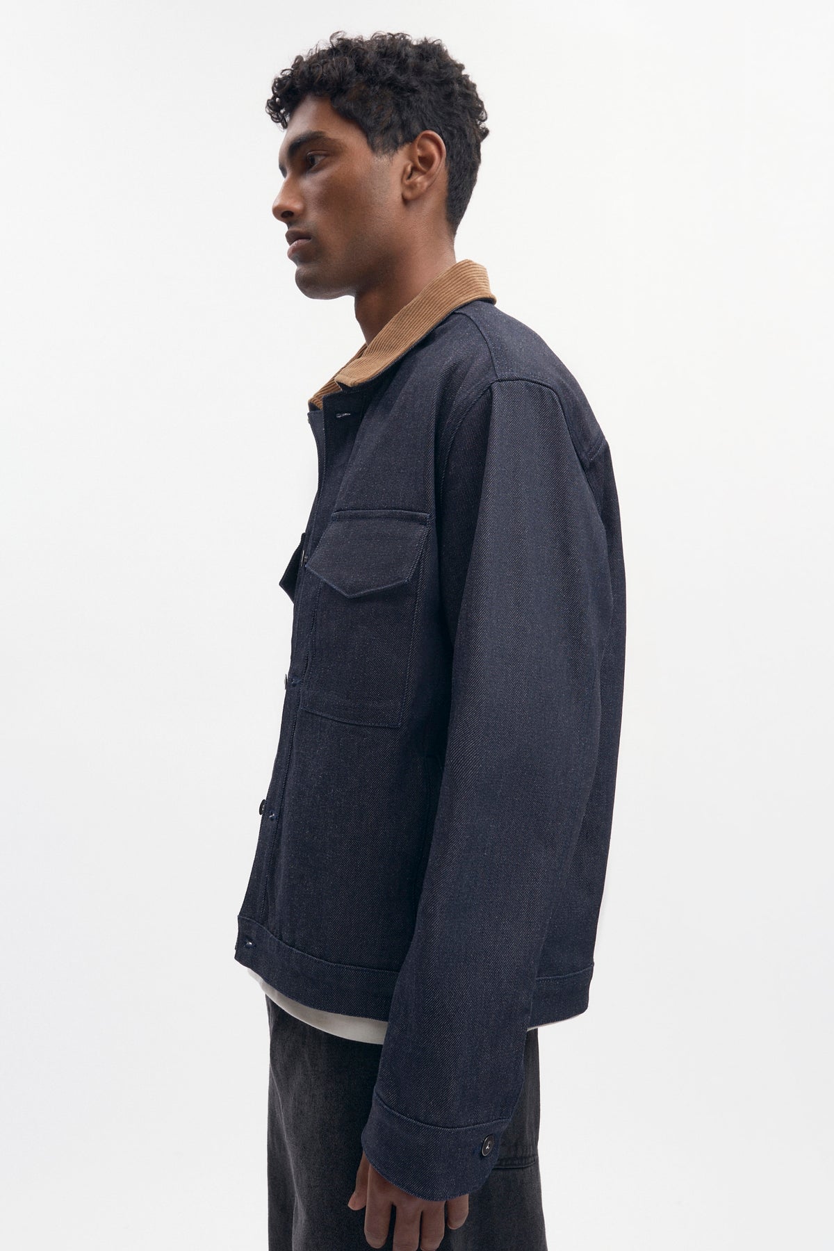 Surchemise en denim pour homme en raw
