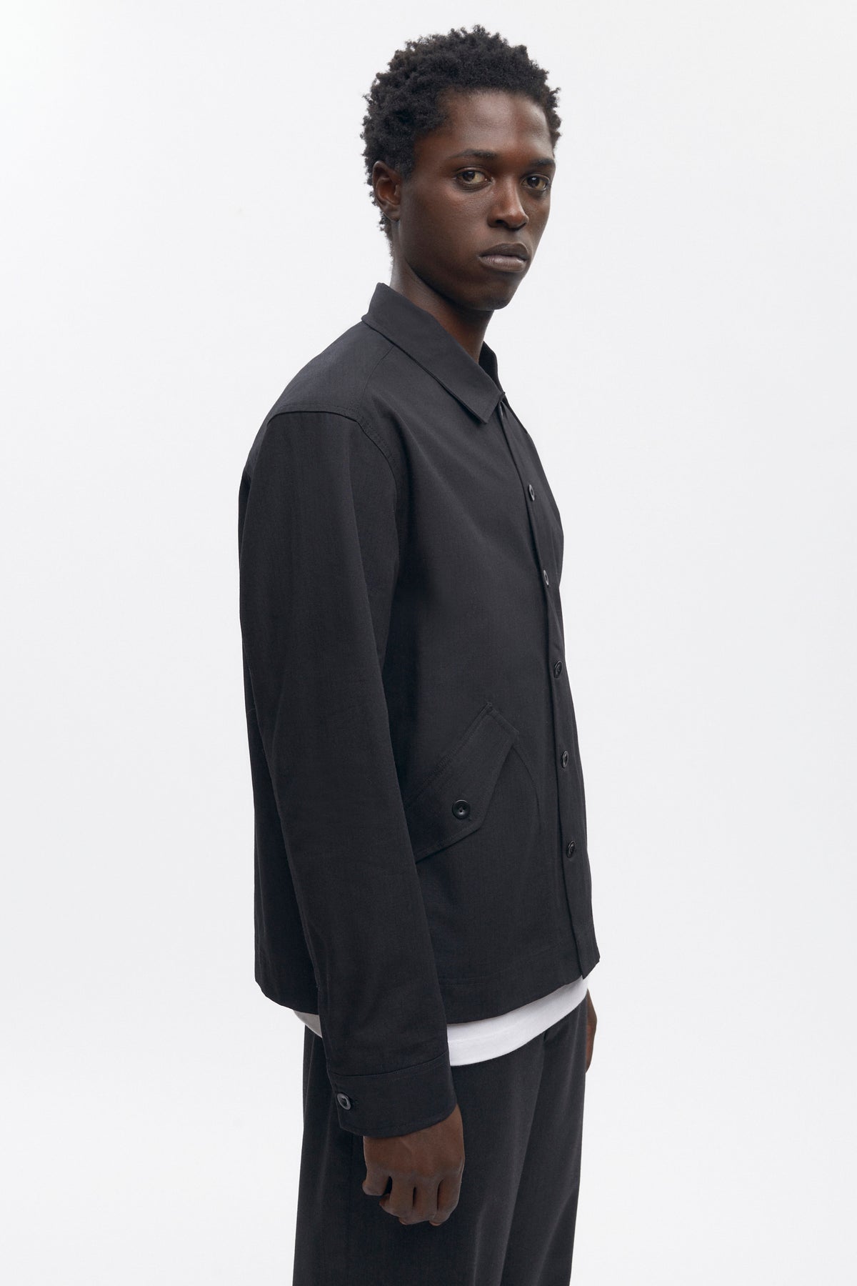 Chemise de jardinage pour homme en noir