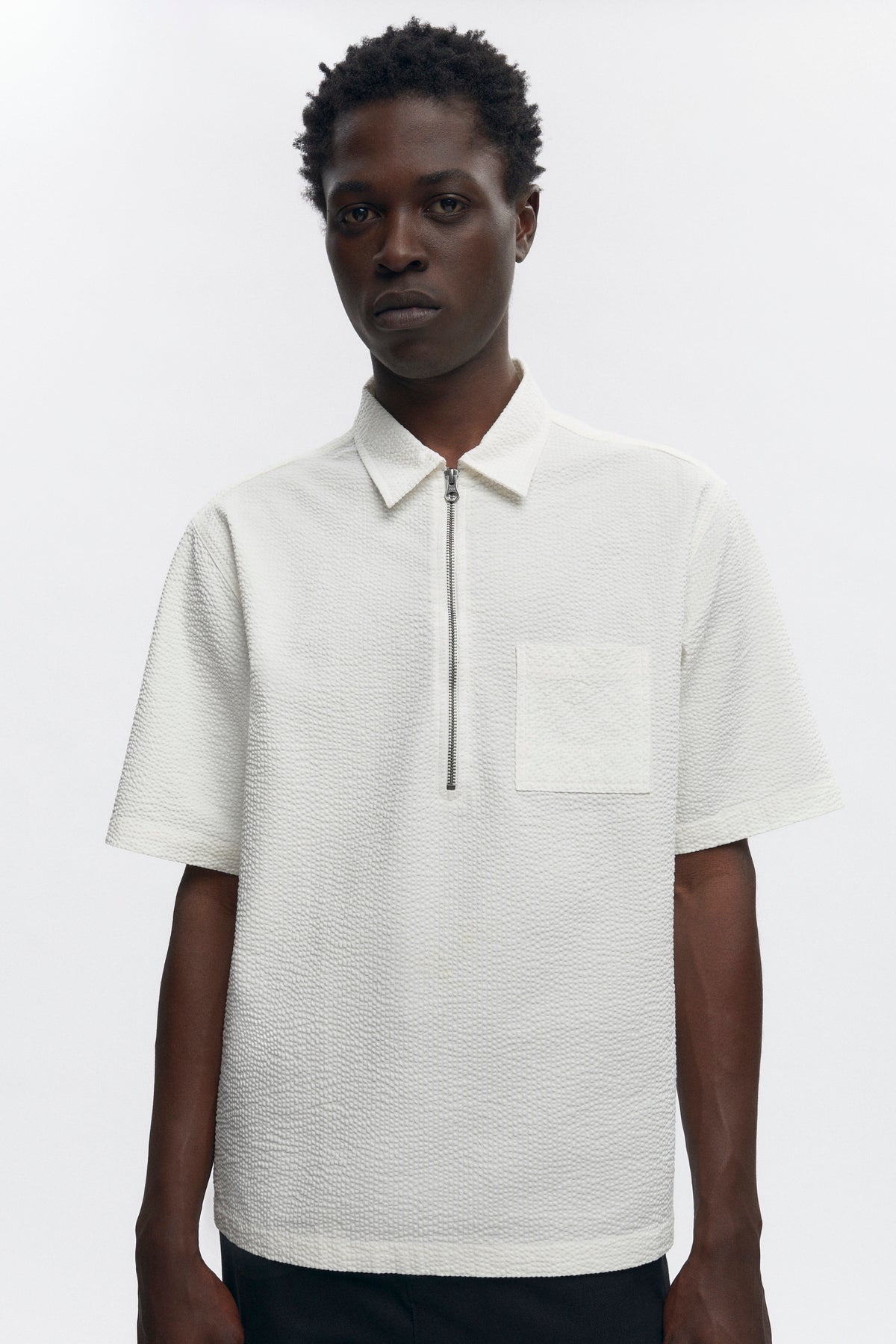 Half Zip Shirt Marshmallow