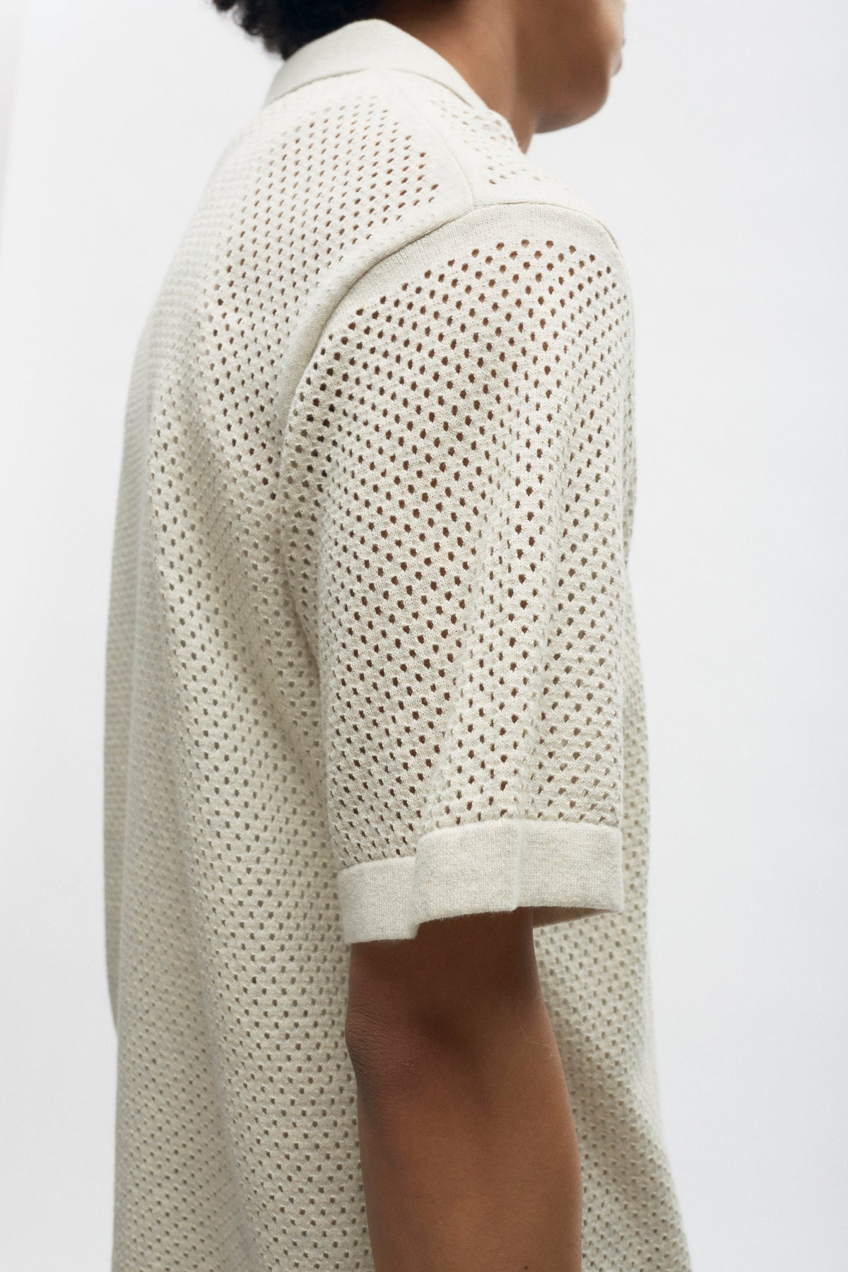 Mina Polo in Oat Melange