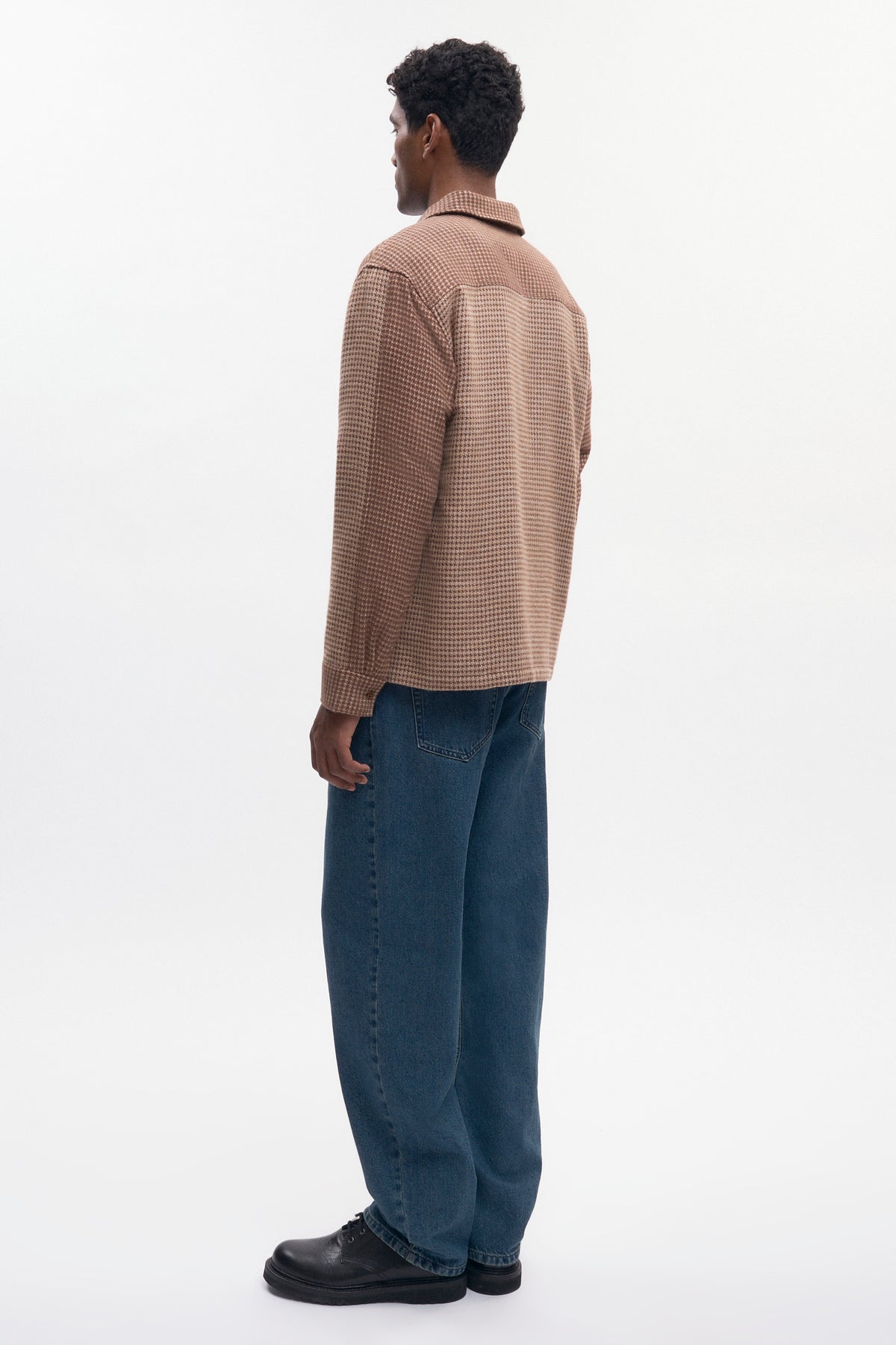 Chemise Misr pour hommes en cacao mélangé