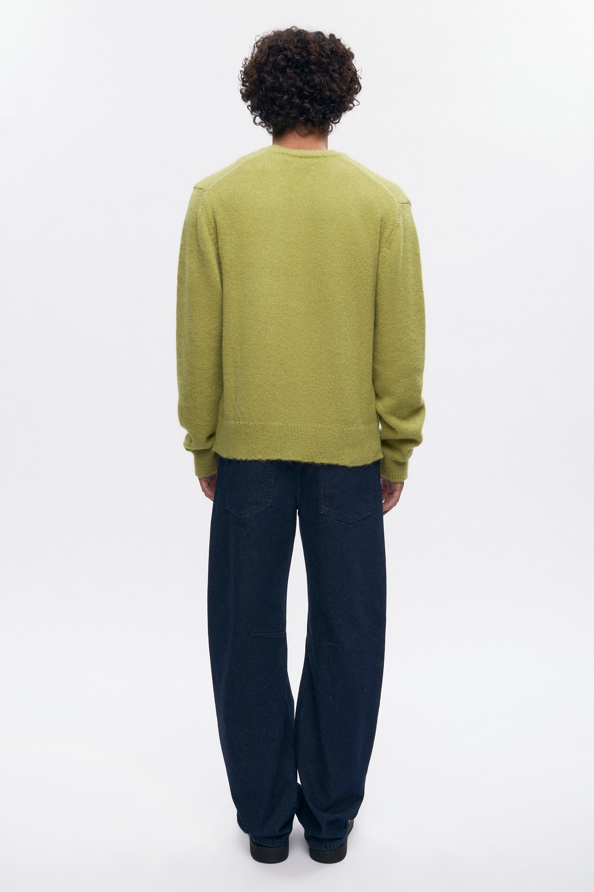 Cardigan Noor Fuzzy pour homme en hazel