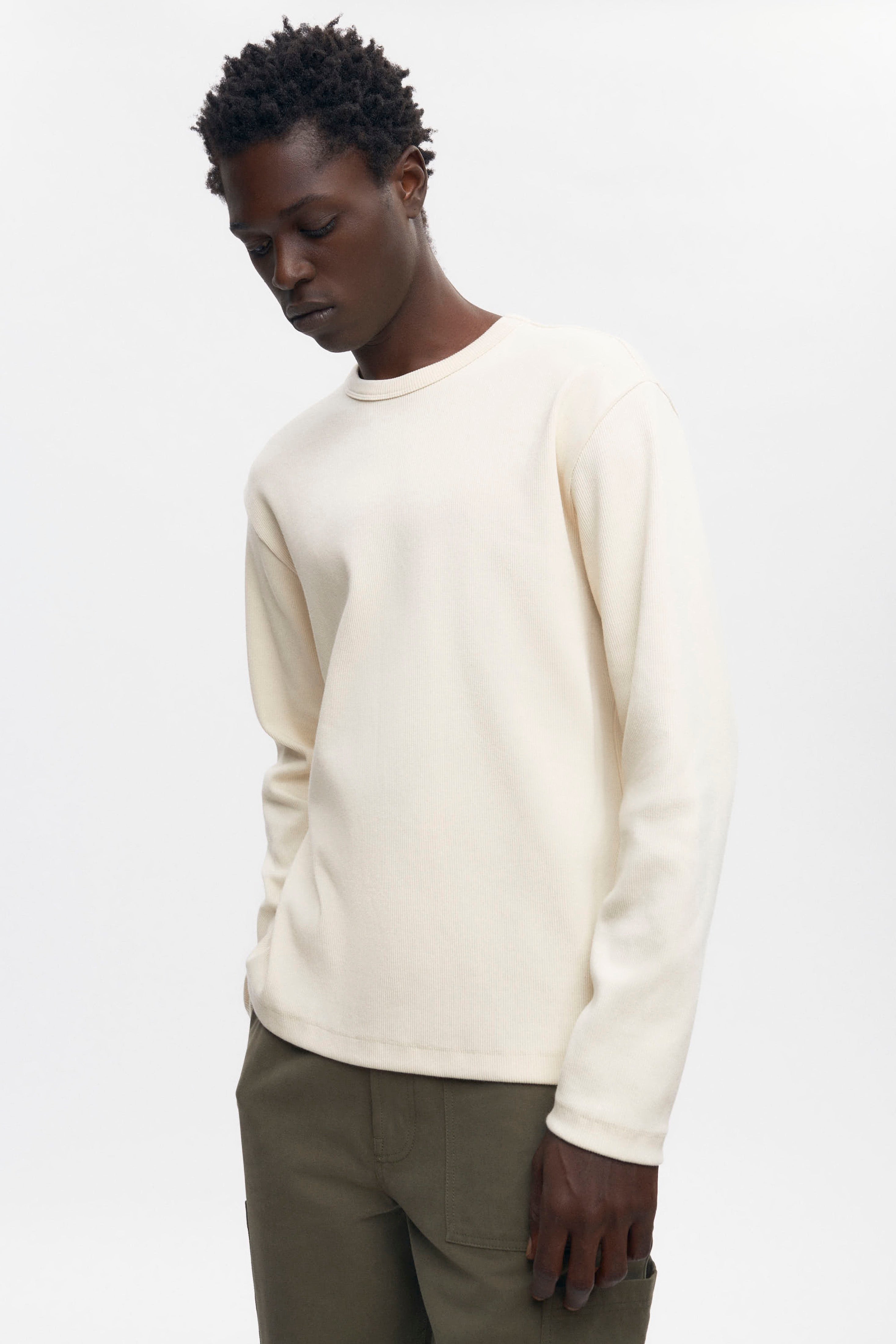 Men's Thebes Longsleeve in Natural