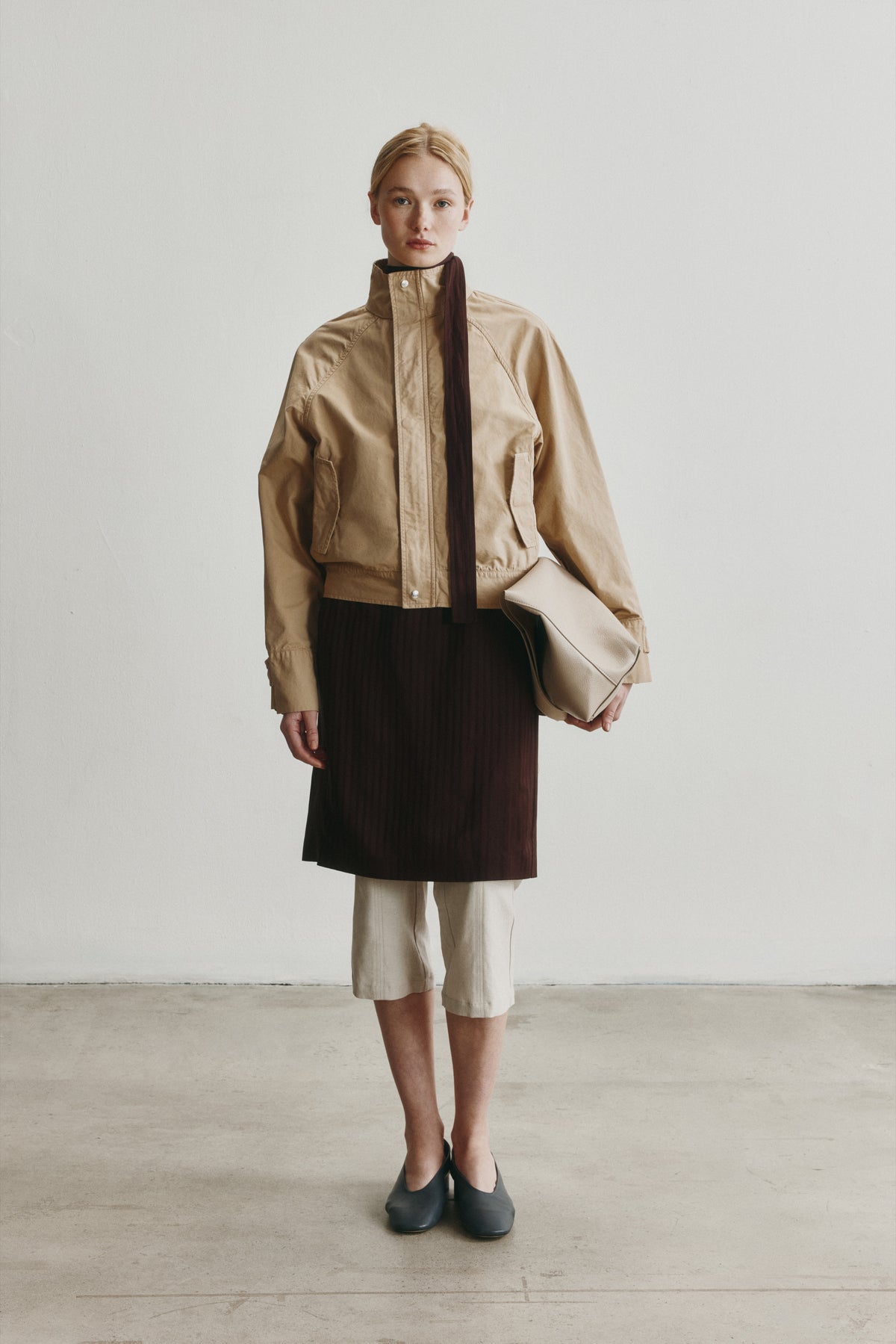 Women's Sahra Midi Skirt in Espresso