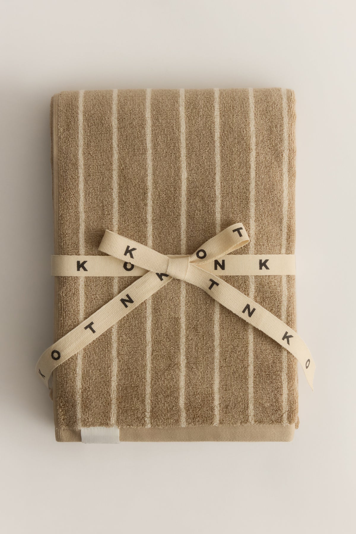Egyptian Cotton Bath Sheet in Natural/Cashmere