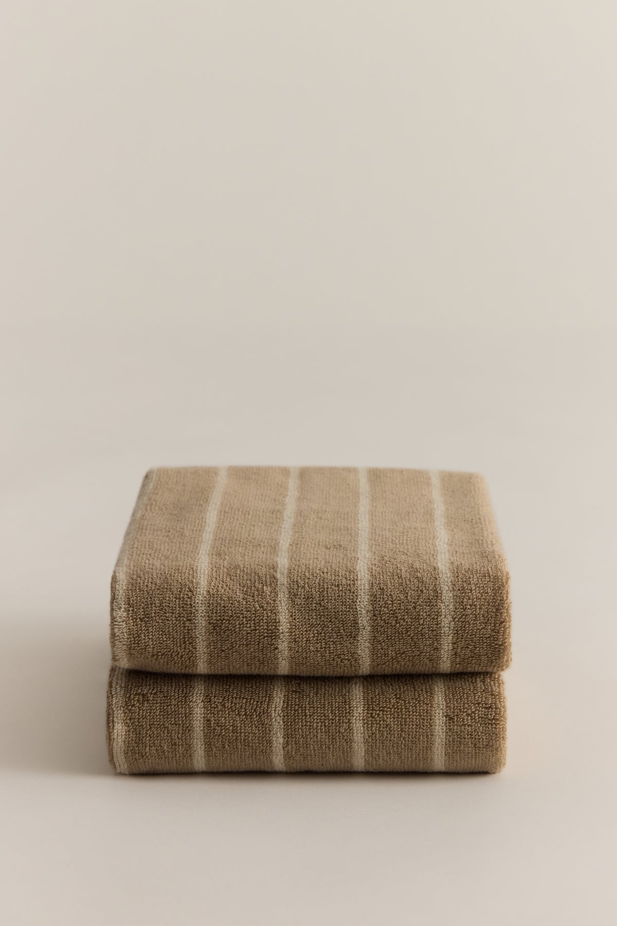 Egyptian Cotton Hand Towel (2 Pack) in Natural/Cashmere