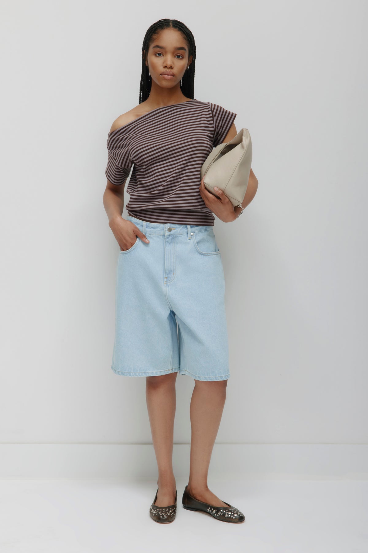 Antifit Denim Shorts Light Wash