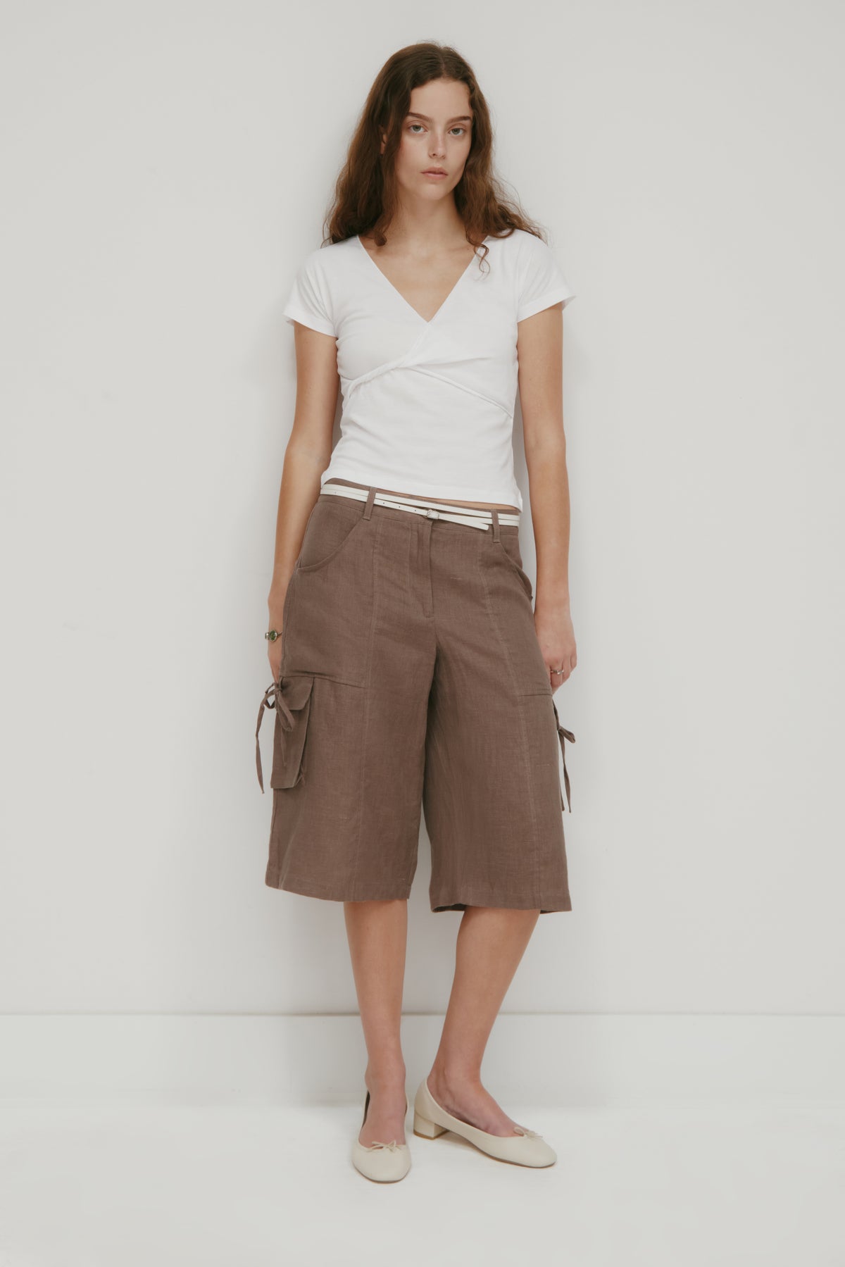 Women's Dalila Twist Top in White