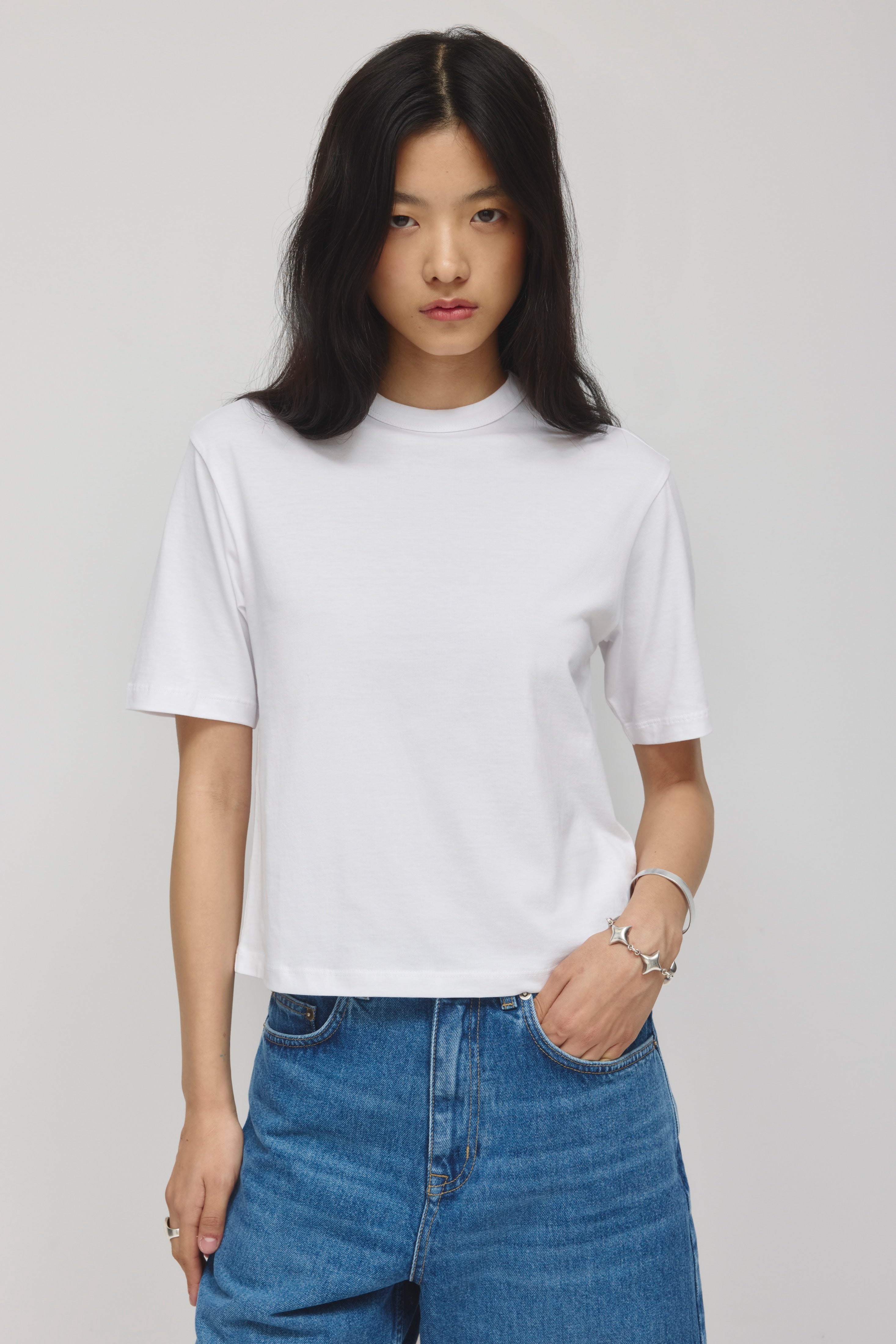 Women's Easy Crew in White