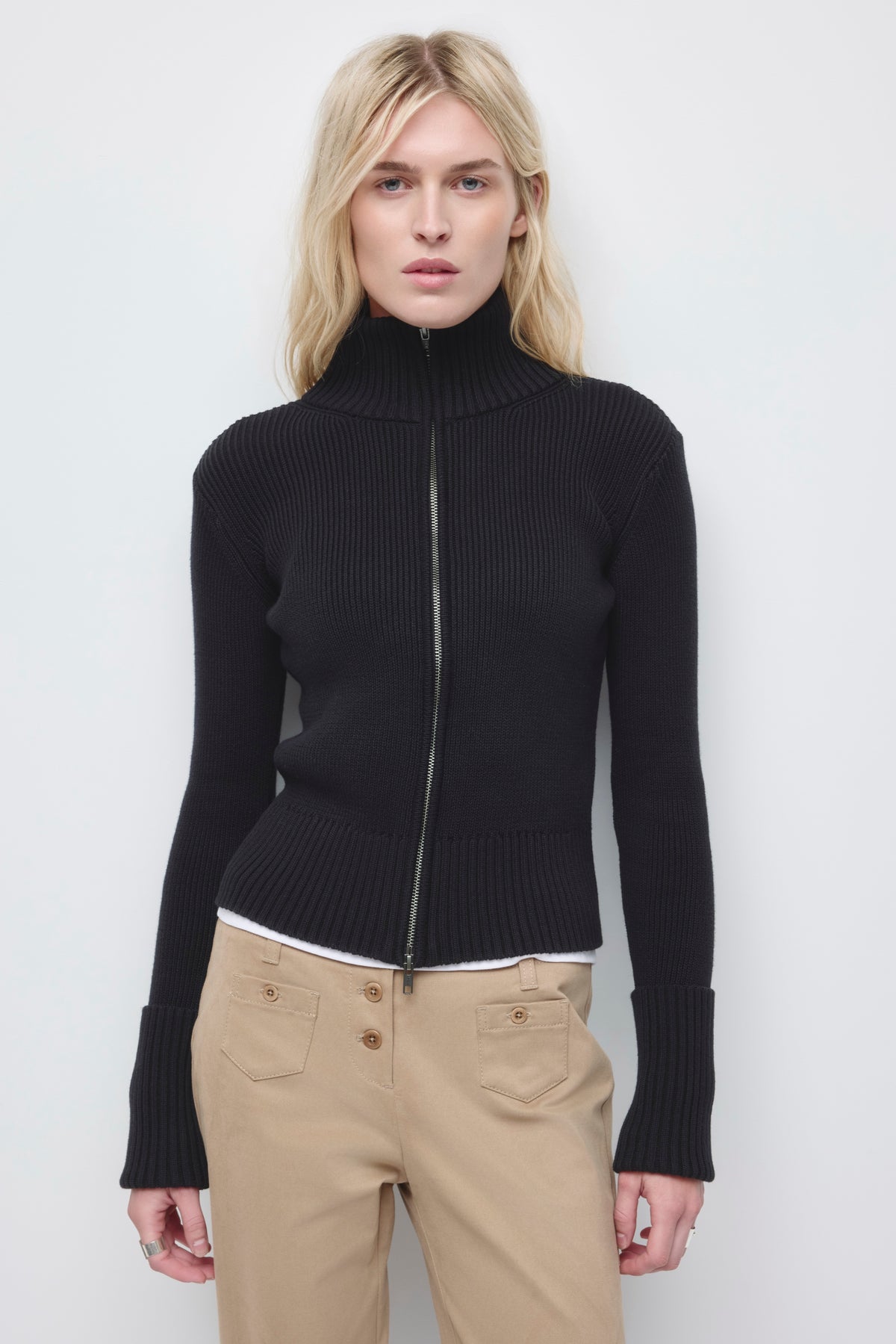 Model is 5'10" and wearing a size XS.