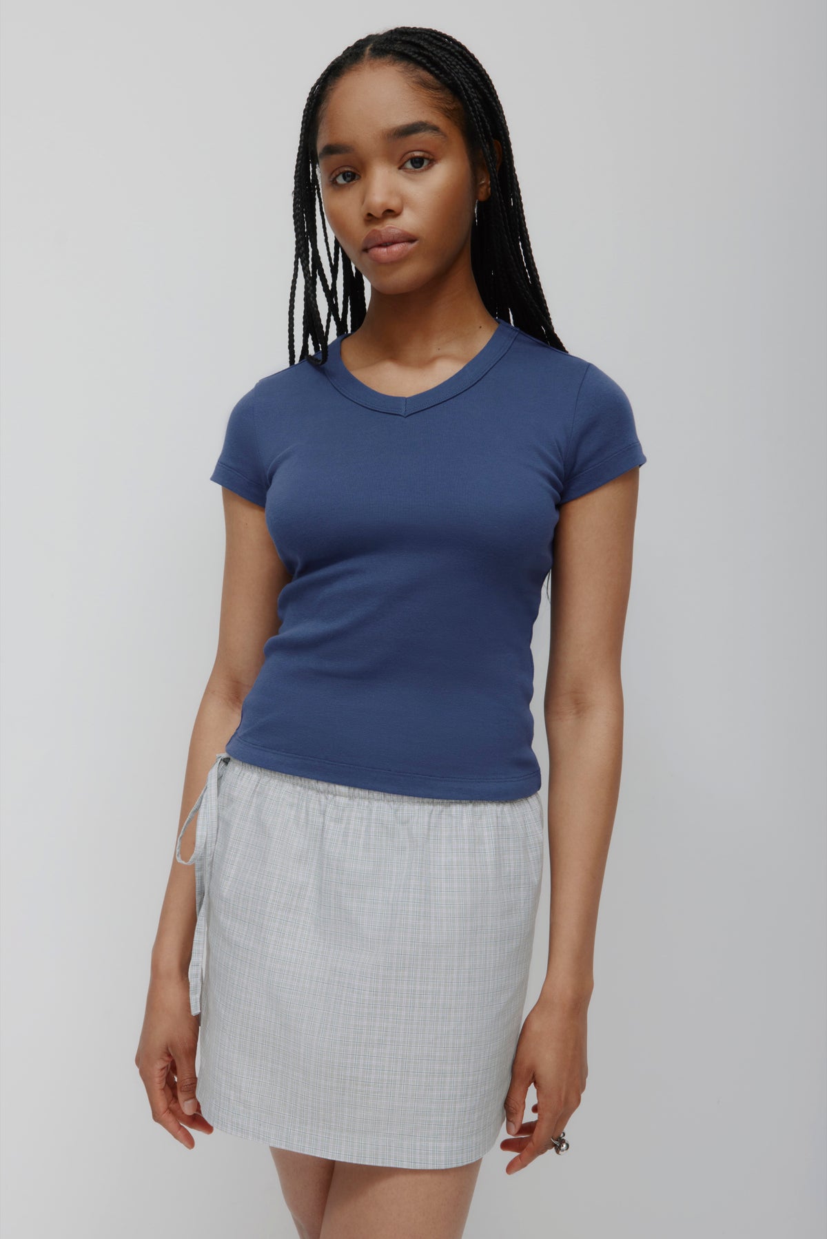 Model is 5’8” and is wearing a size XS.