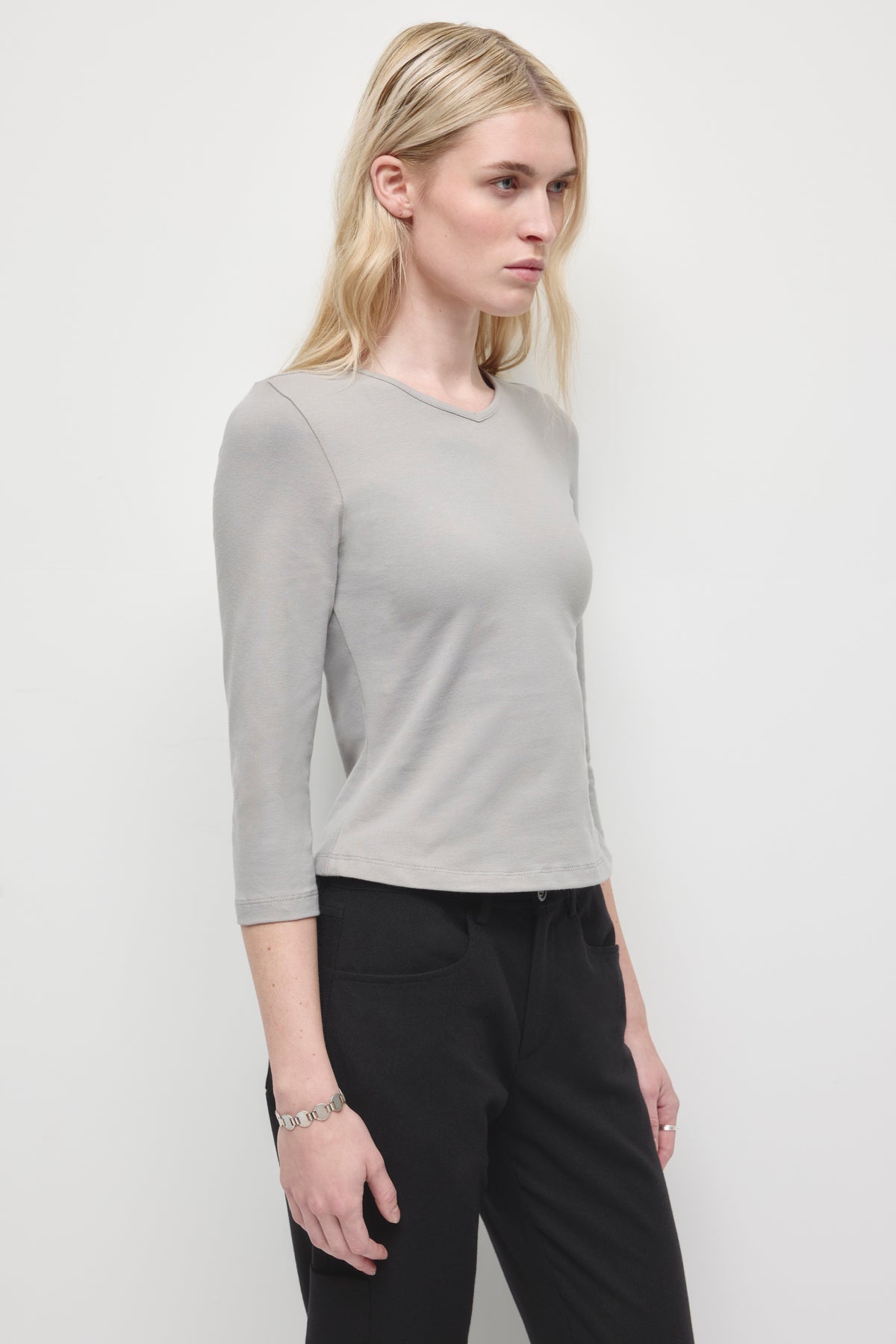 Women's Layn 3/4 Sleeve in Gypsum