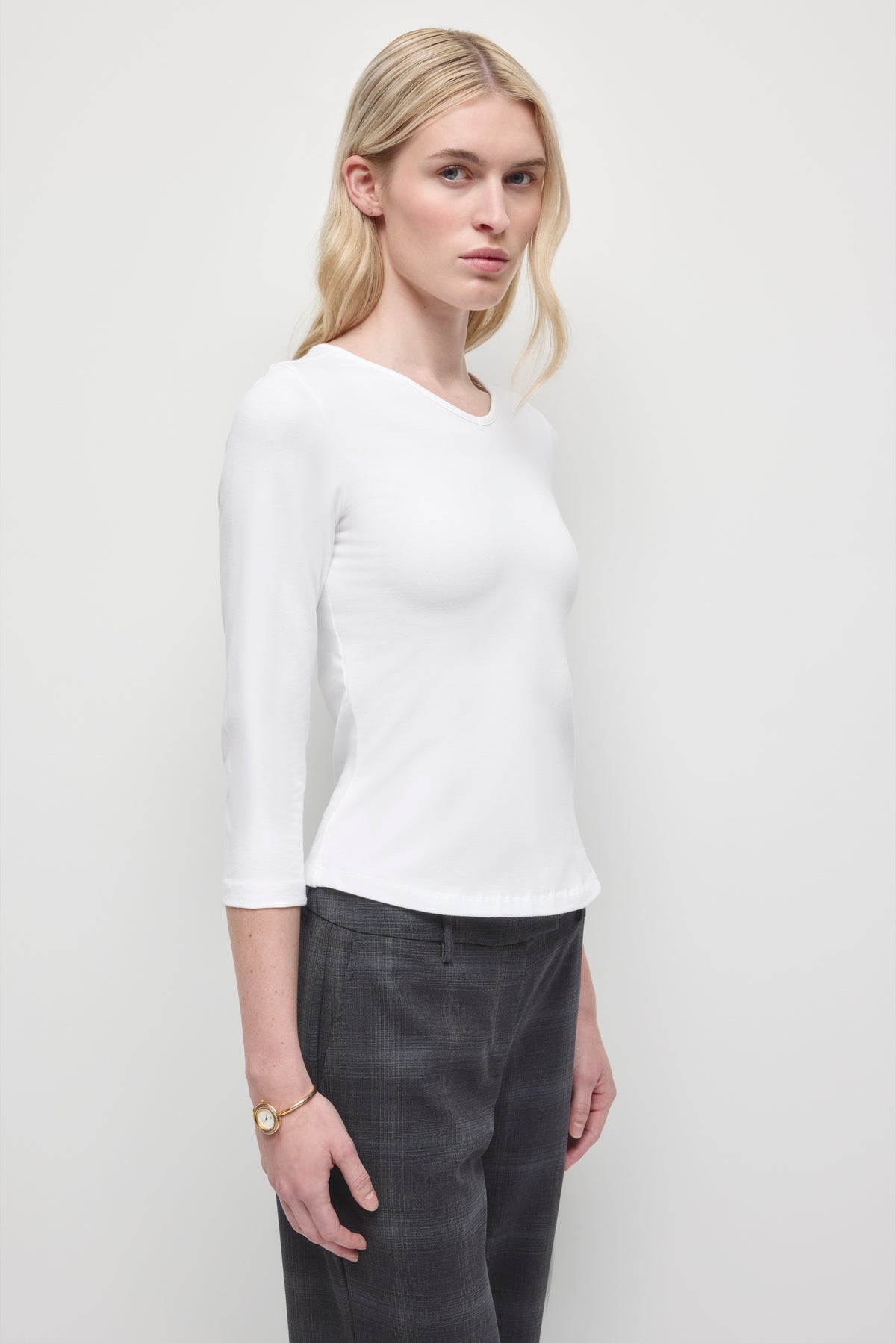 Women's Layn 3/4 Sleeve in White