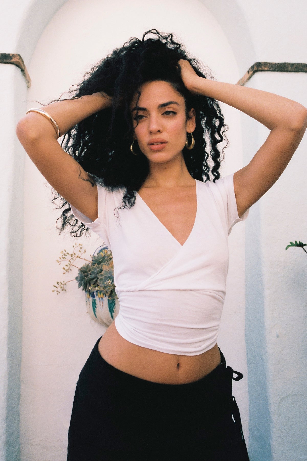 Women's Dalila Twist Top in White