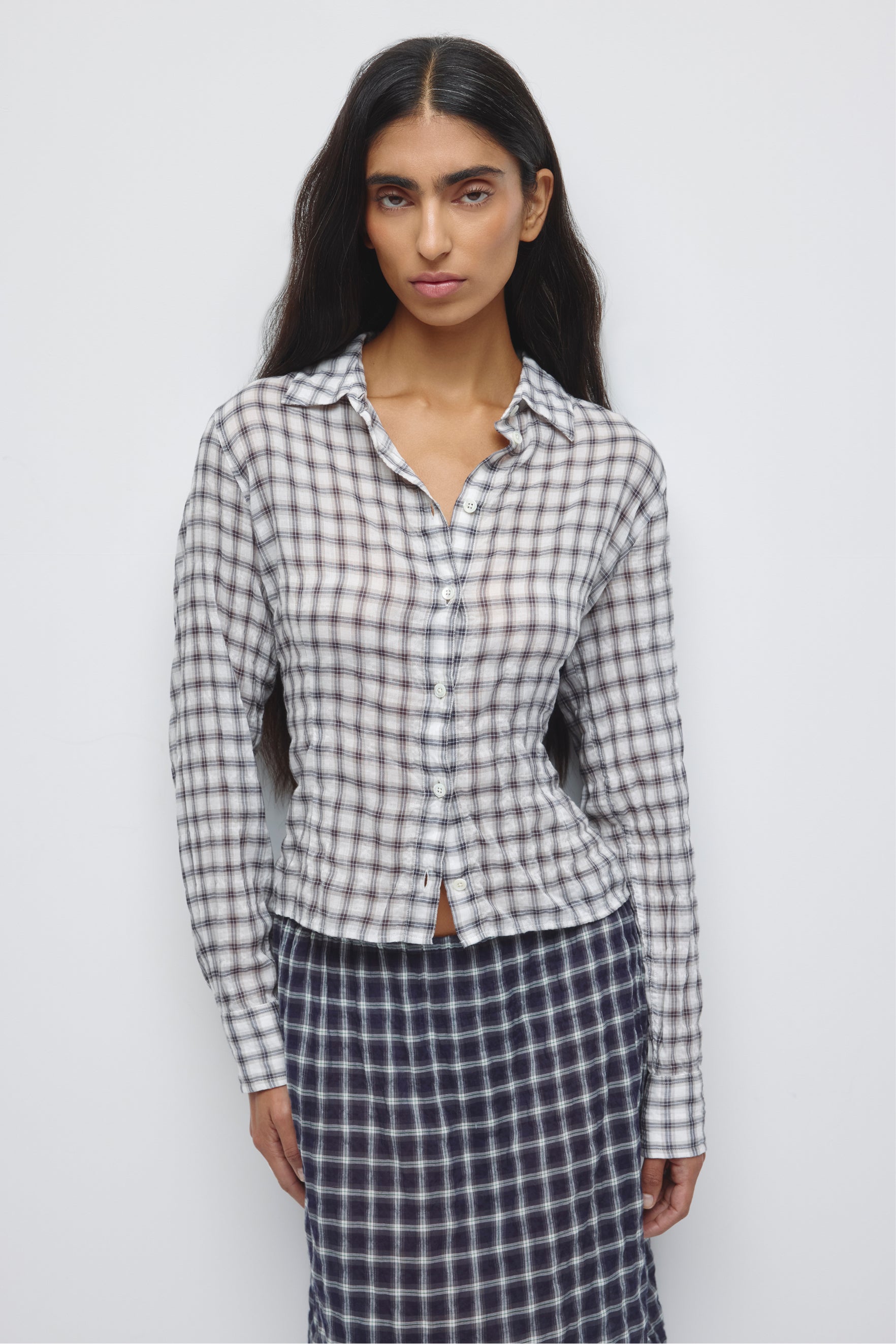 Women's Luma Check Shirt in Thunderstorm Check