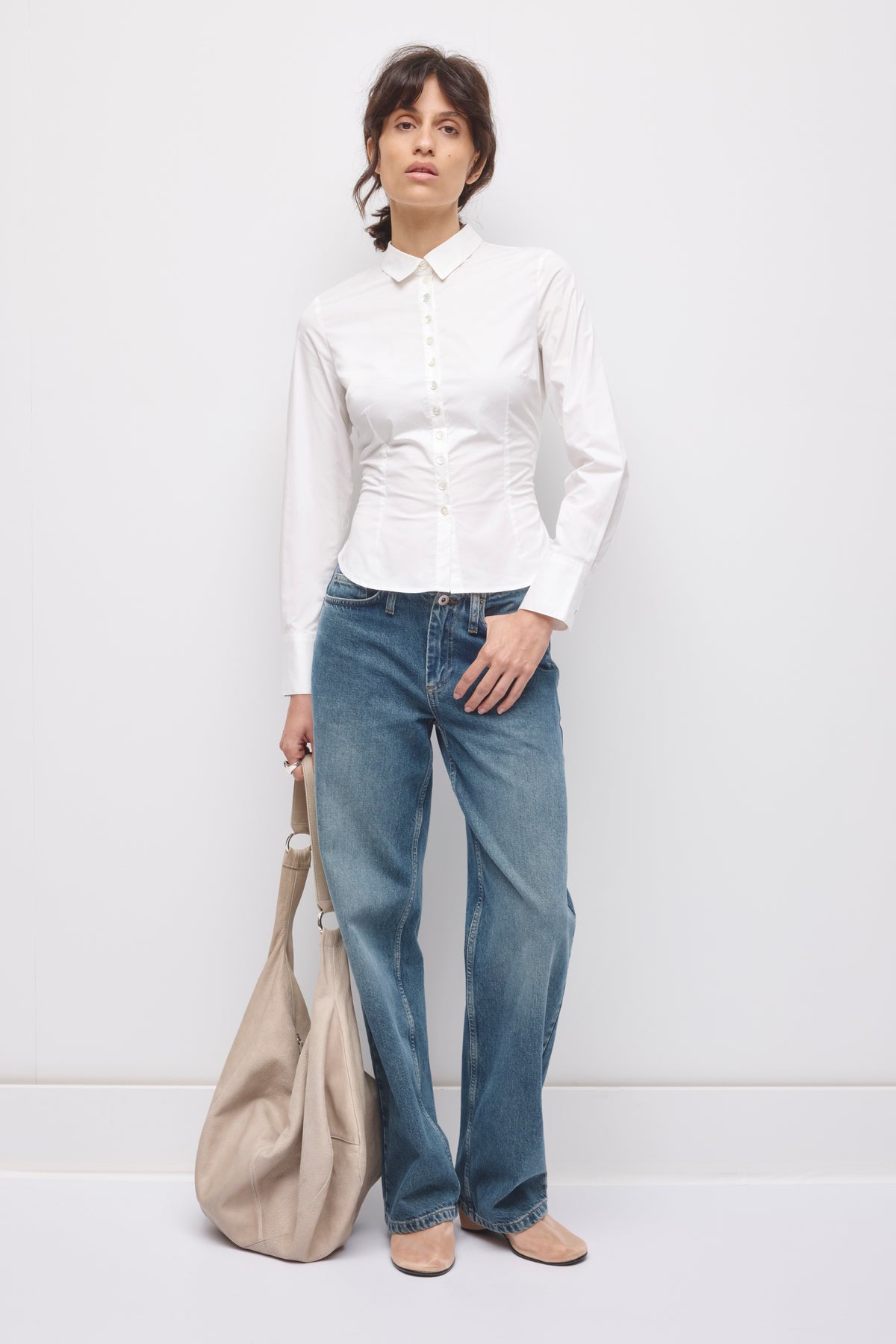 Model is 5’8” and is wearing a size XS.