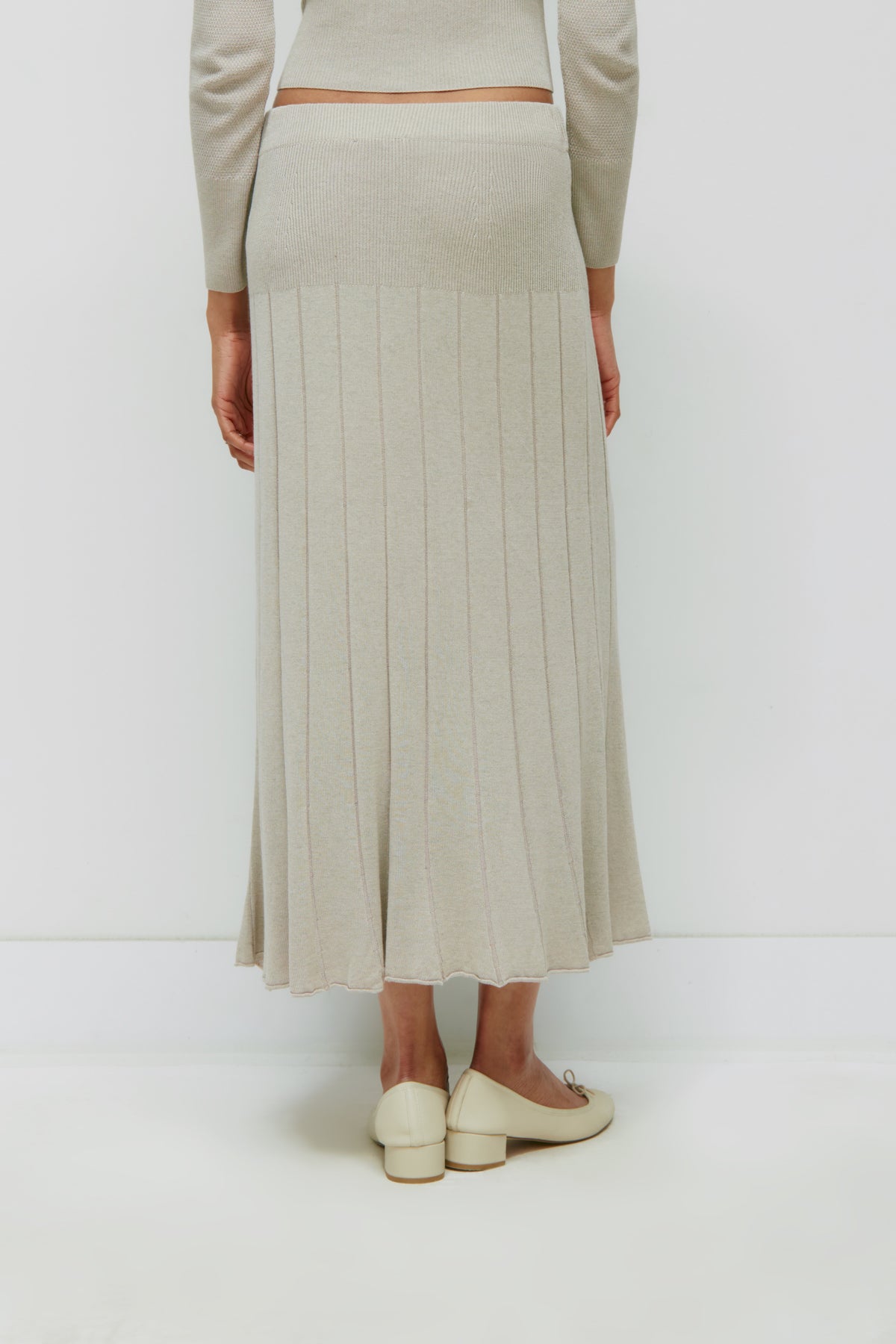 Women's Mesh Skirt in Lino