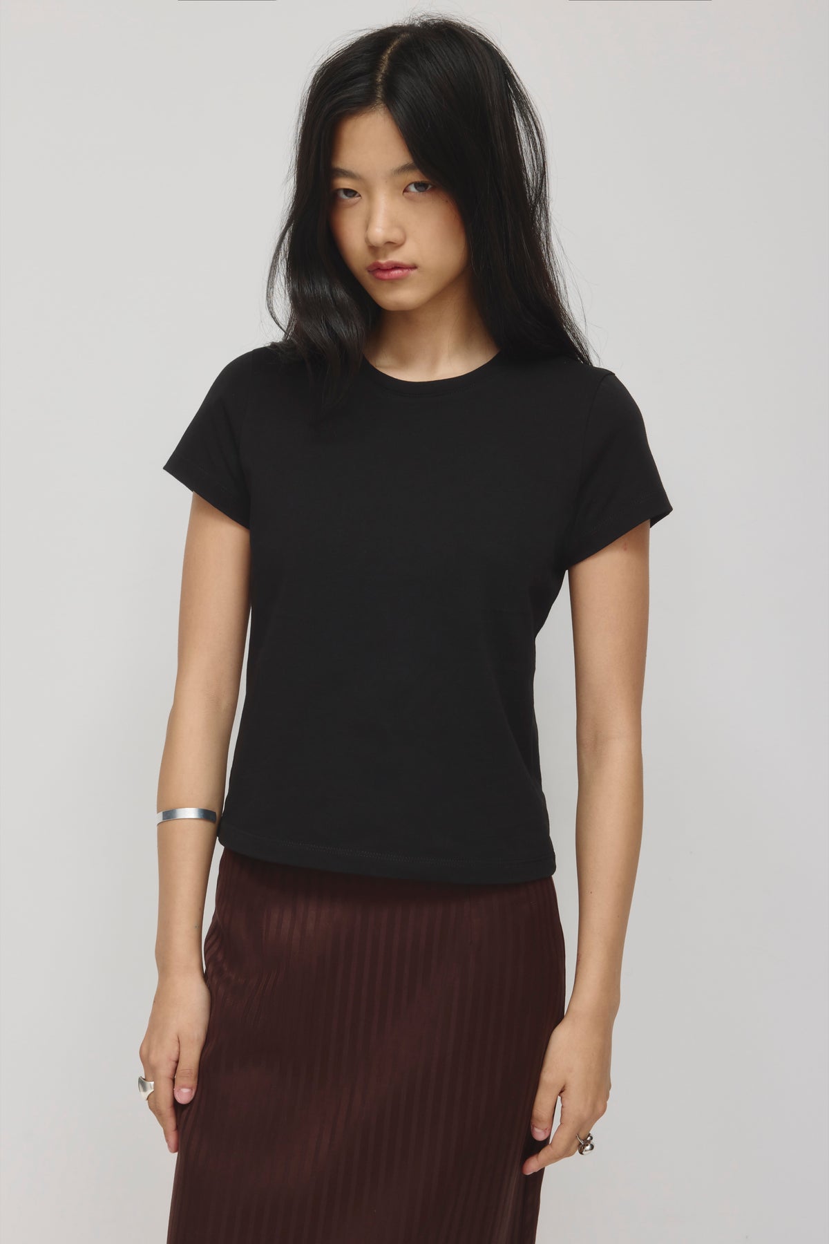 Model is 5’9” and is wearing a size XS.