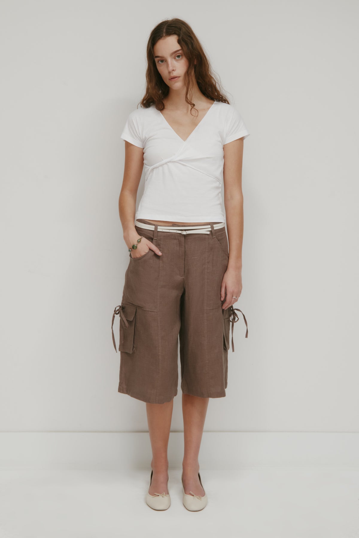 Model is 5’9” and is wearing a size 4.