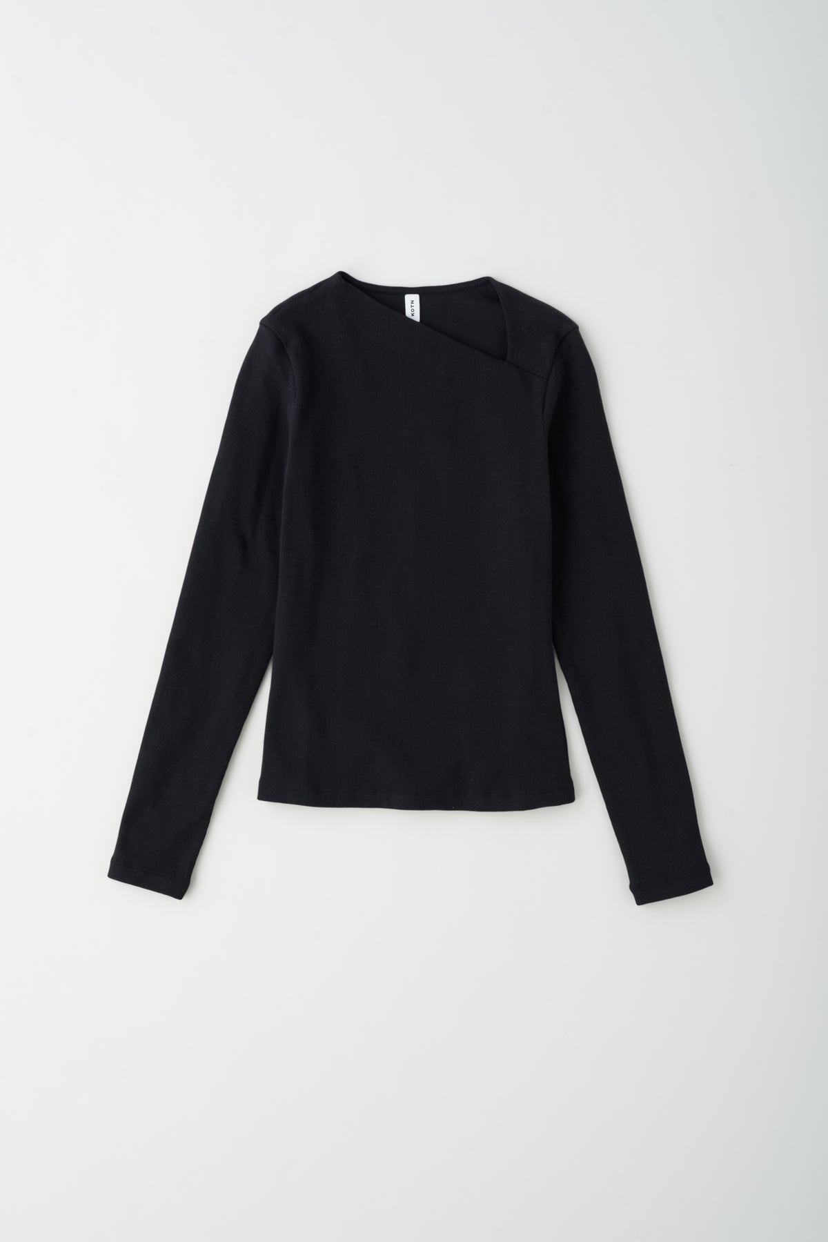 Women’s Asymmetric Neckline in Black