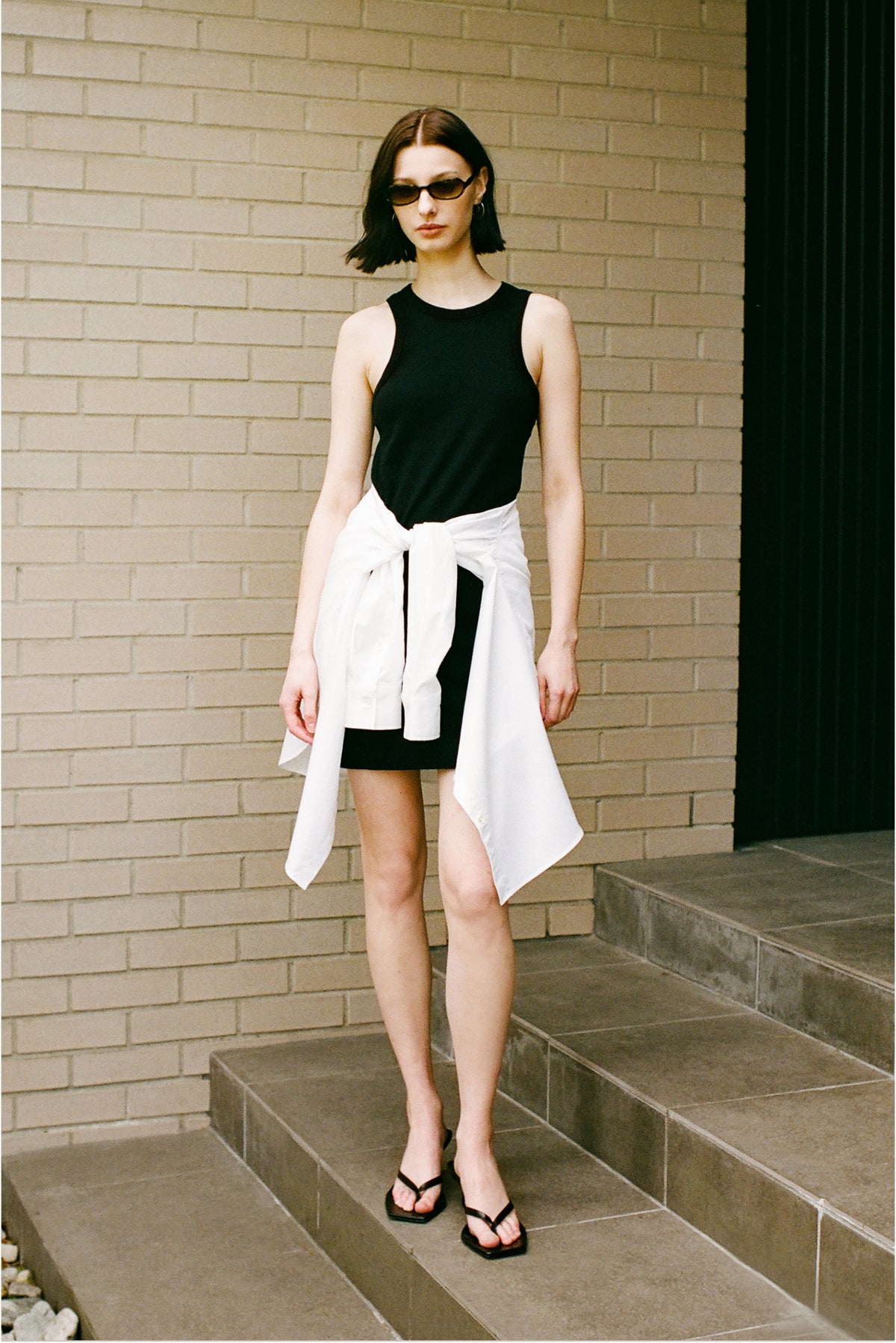 Mini Racer Dress pour femmes en noir