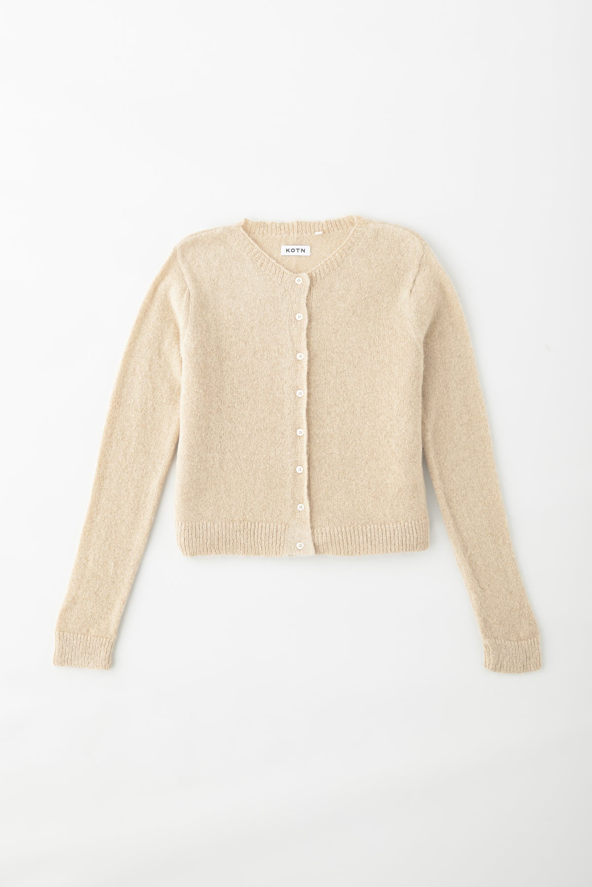 Women's Noor Fuzzy Cardigan in Sand
