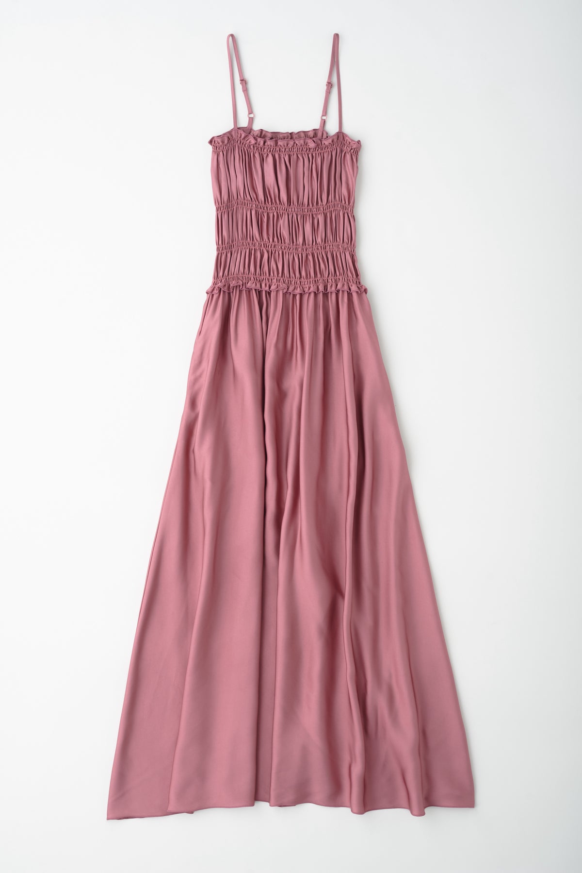 Robe à volants pour femmes en dusty Rose