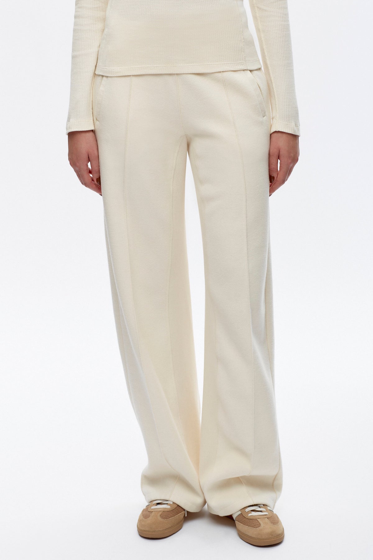 Pantalon de survêtement douillet pour femmes en naturel