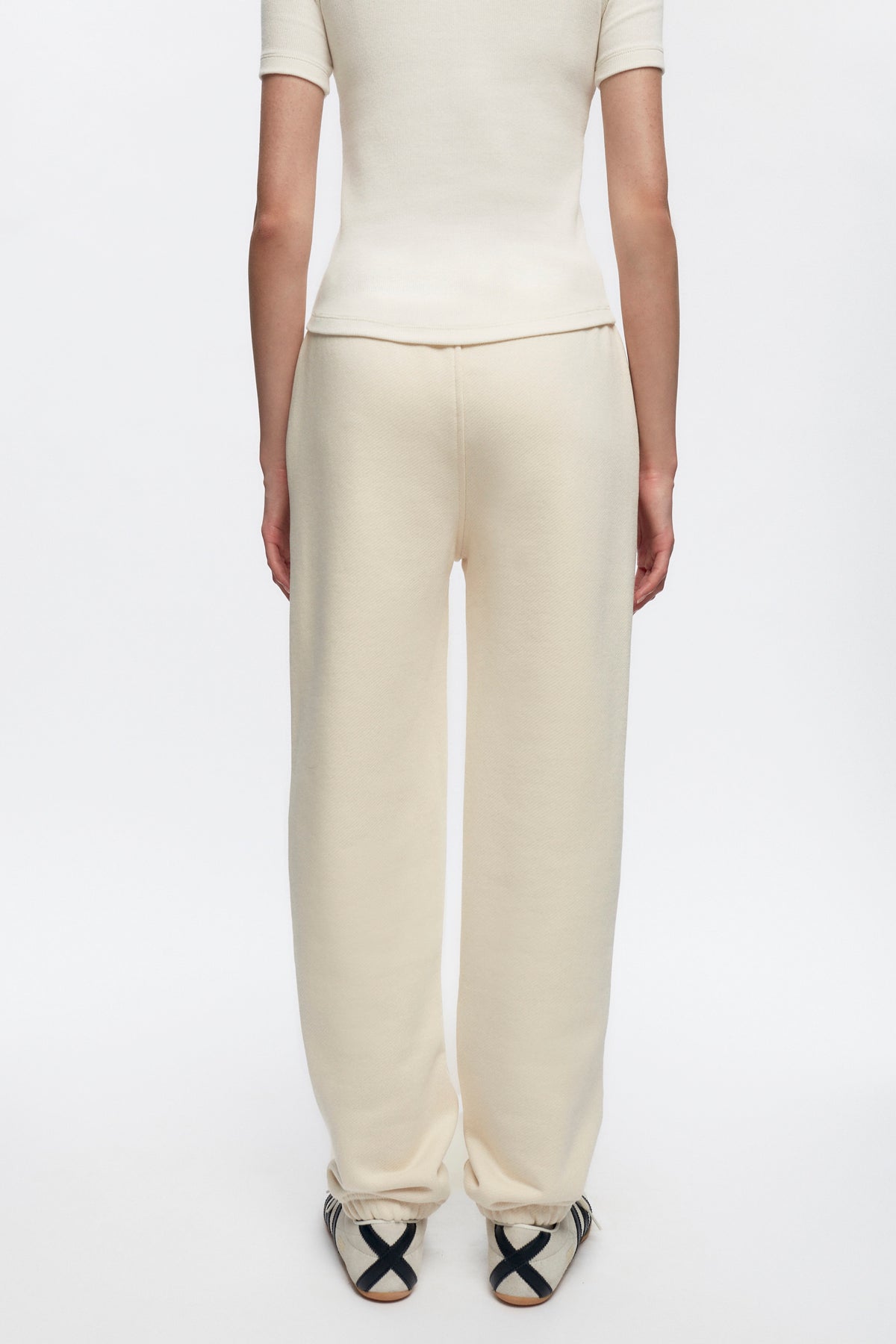 Women's French Terry Jogger in Natural